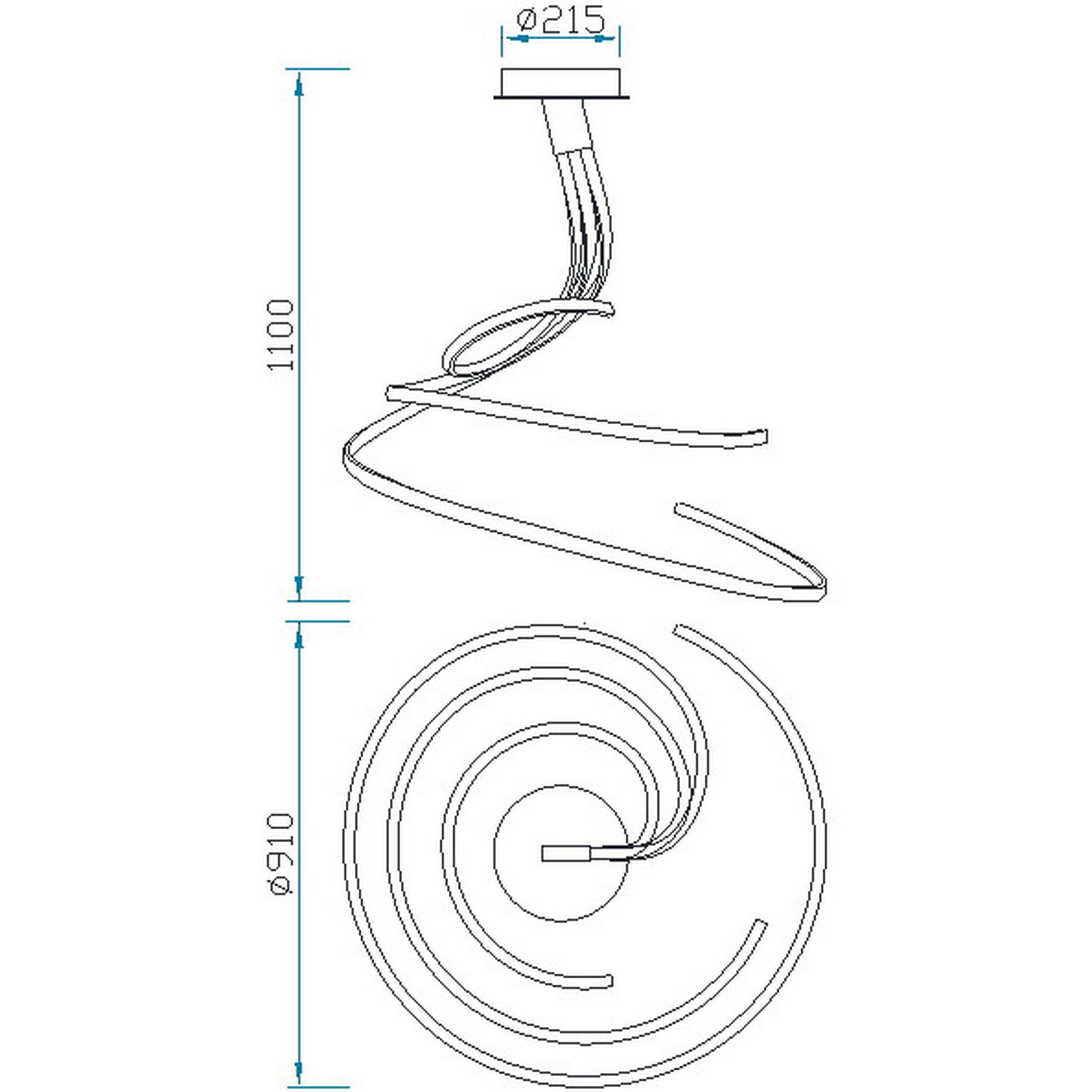 ***OFER/DES*** NUR FORJA XL DIMMABLE * TRIPLE PENDANT - 2800K