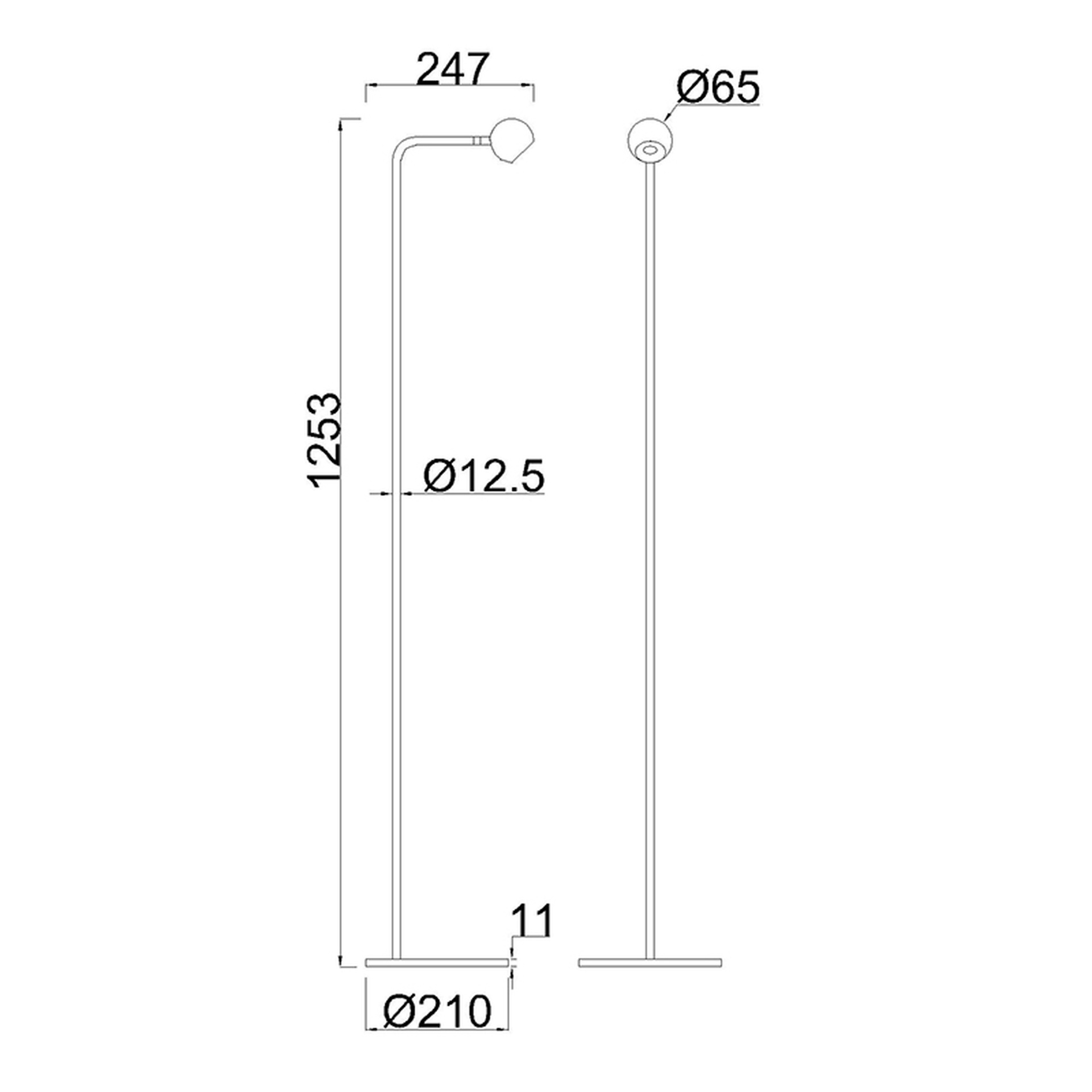 ***OFER/DES*** EYES * LED FLOOR LAMP BLACK 6W 3000K