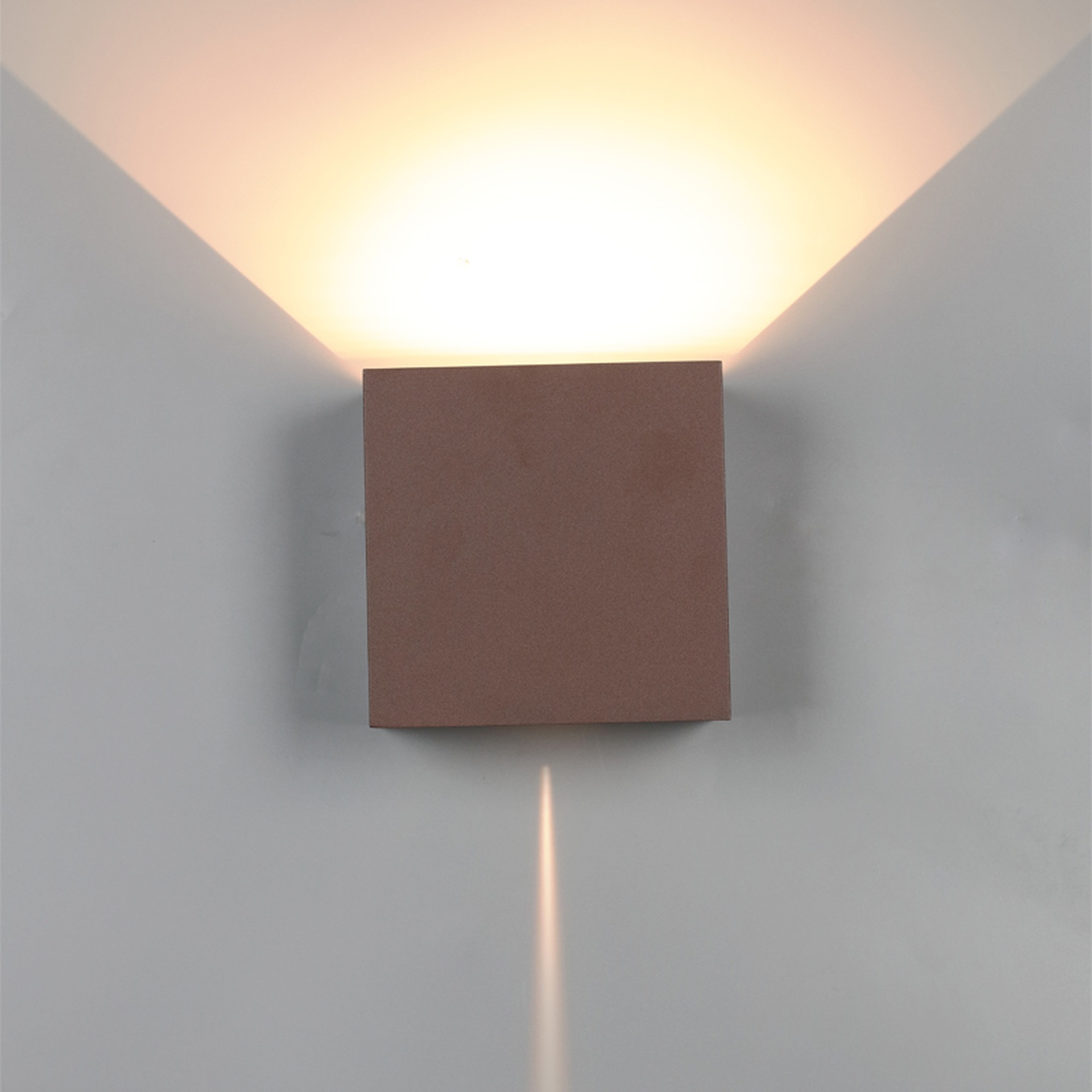 DAVOS XL * APPLIQUE ESTERNO LED* 2*10W 4000K CORTEN