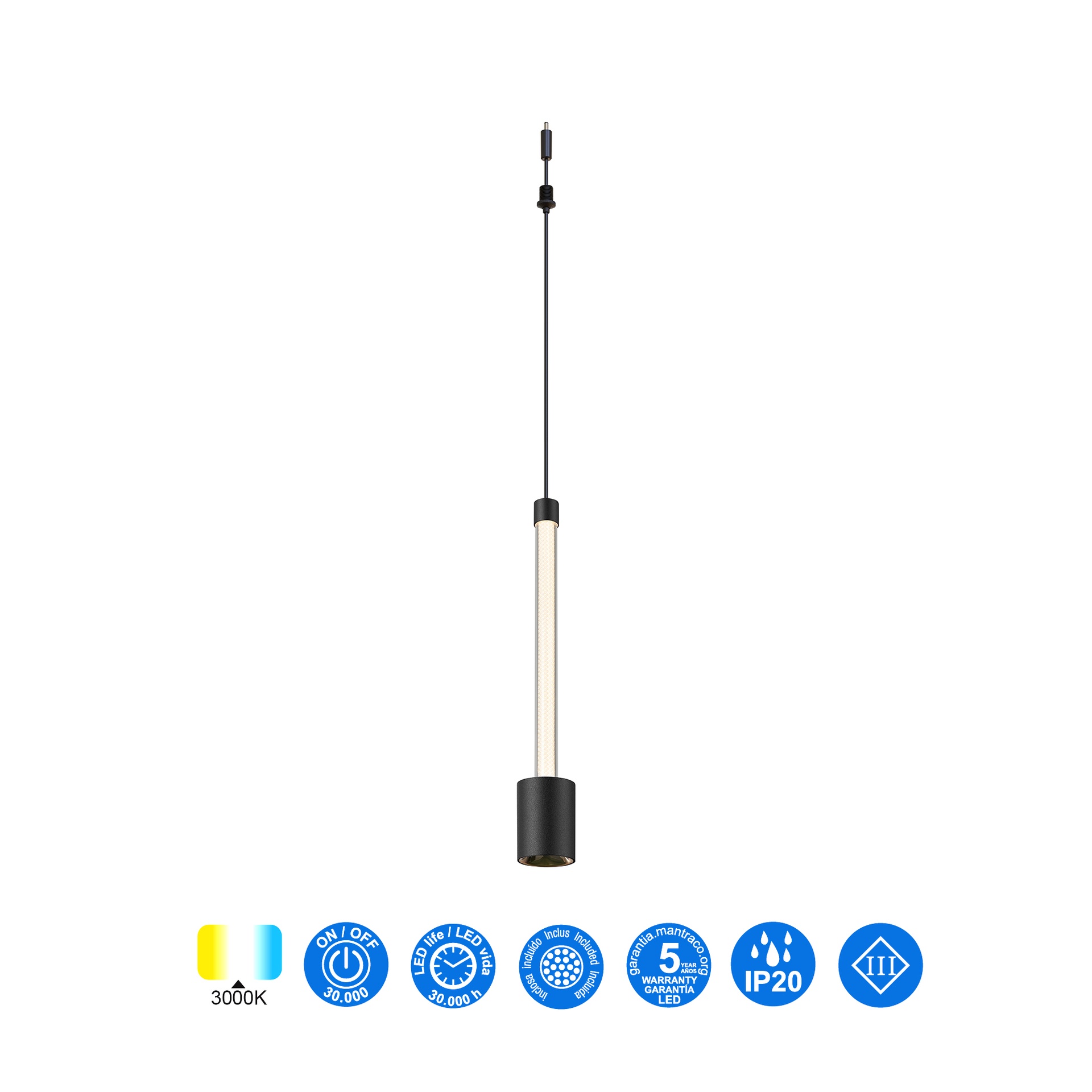 MODULAR LIGHT * PENDANT FUGAZ BLACK