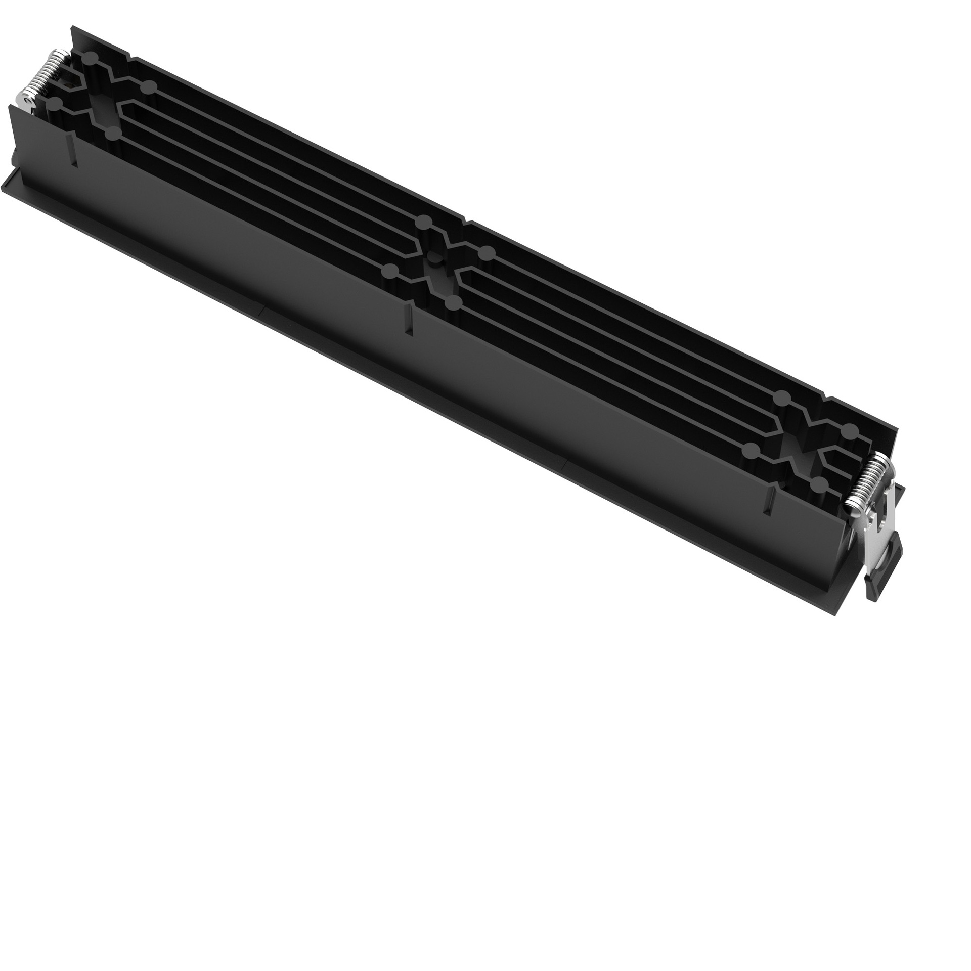 BLAU * RECCESSED SPOT 10L 24W  3000K BLACK