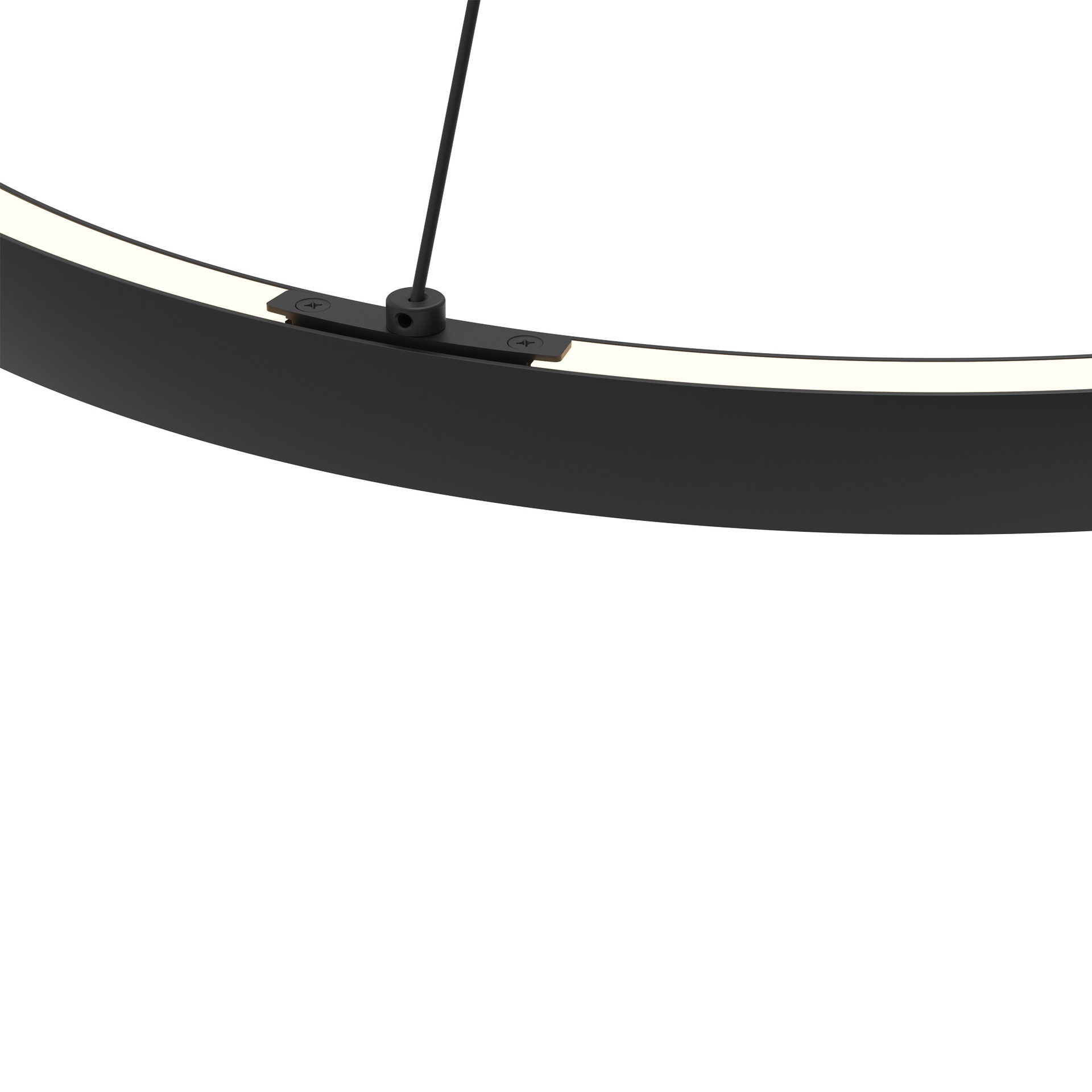 RIUMAR * LED PENDANT 40+15W D.62CM 3000K BLACK