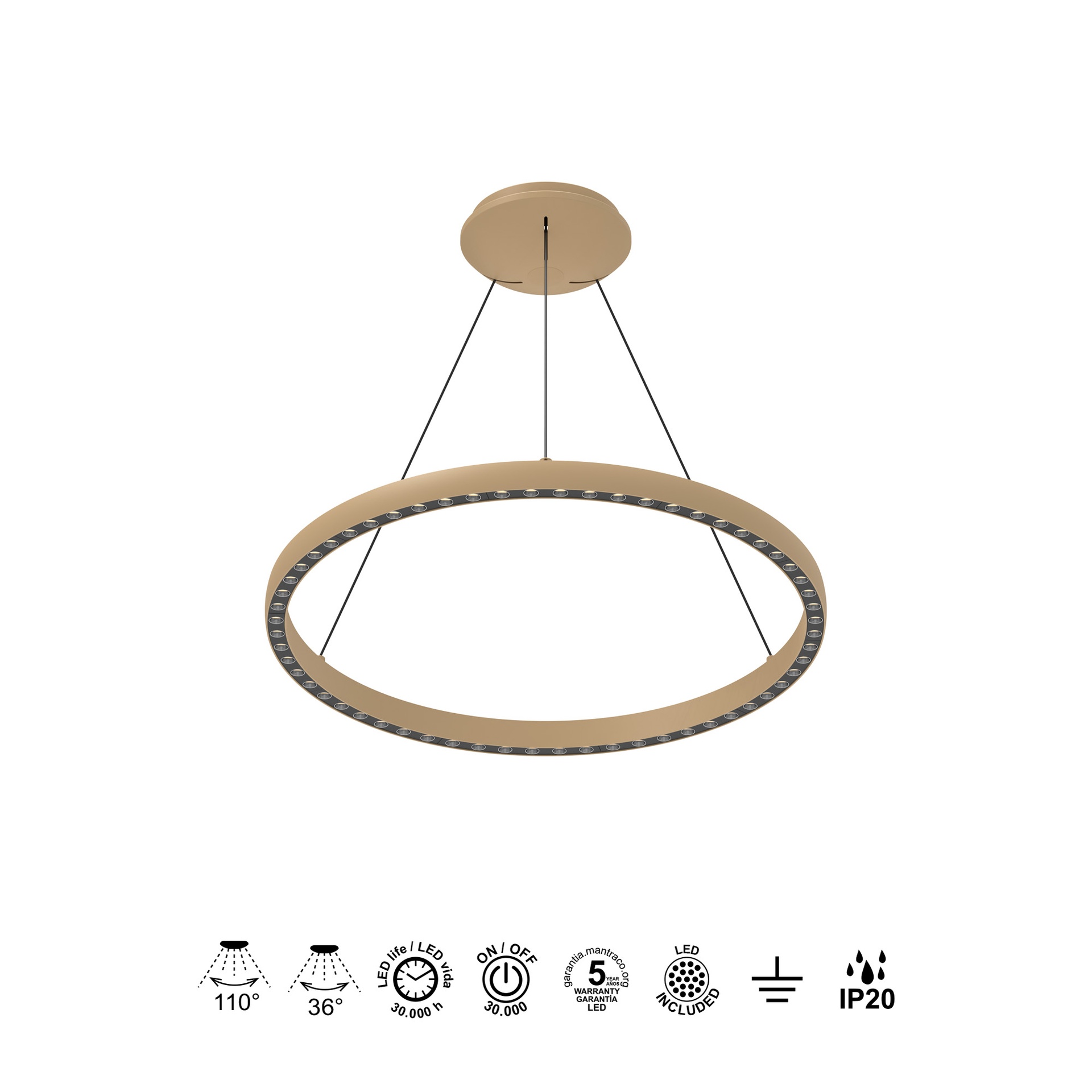 Riumar · Luminaires de plafond · Sable
