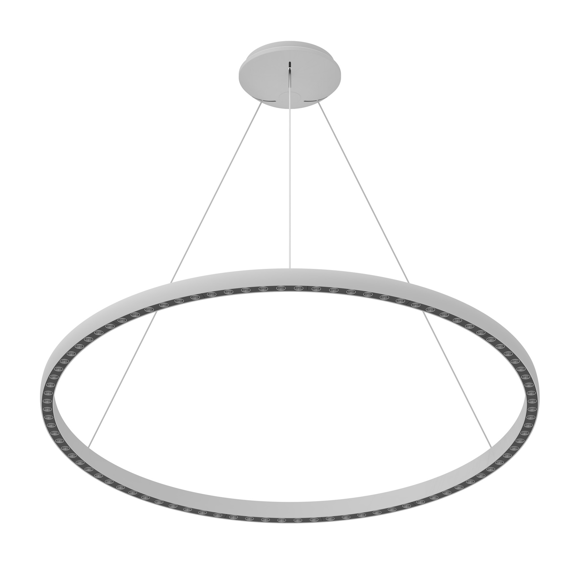 RIUMAR * LED PENDANT 60+20W D.92CM 3000K WHITE