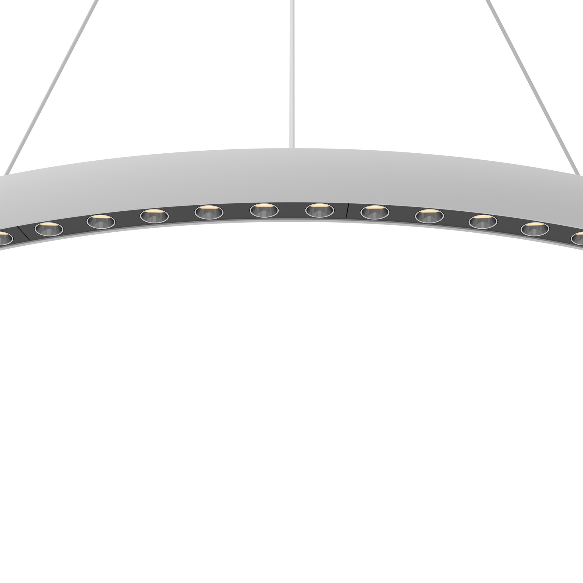 RIUMAR * LED PENDANT 60+20W D.92CM 3000K WHITE
