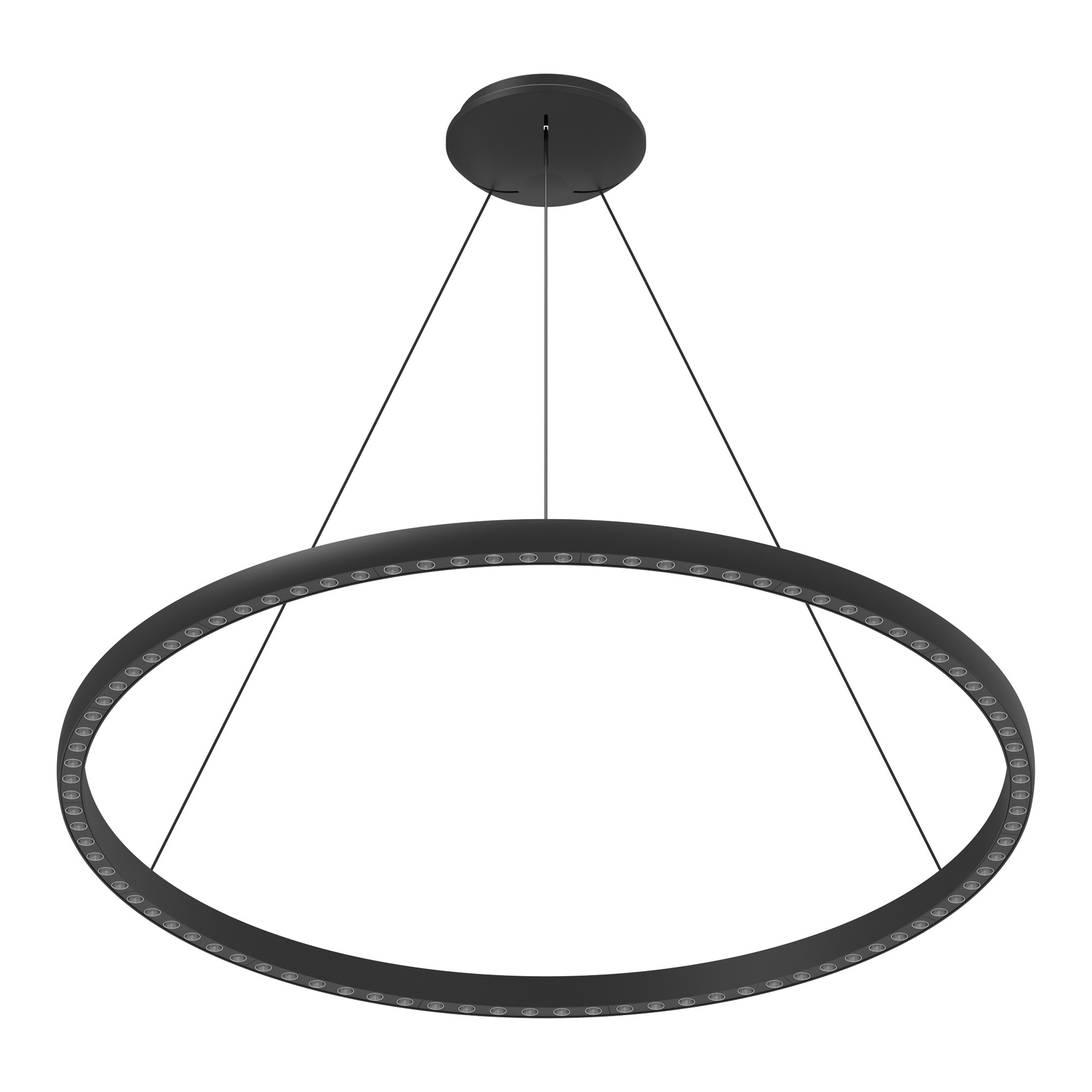 RIUMAR * LED PENDANT 60+20W D.92CM 3000K BLACK