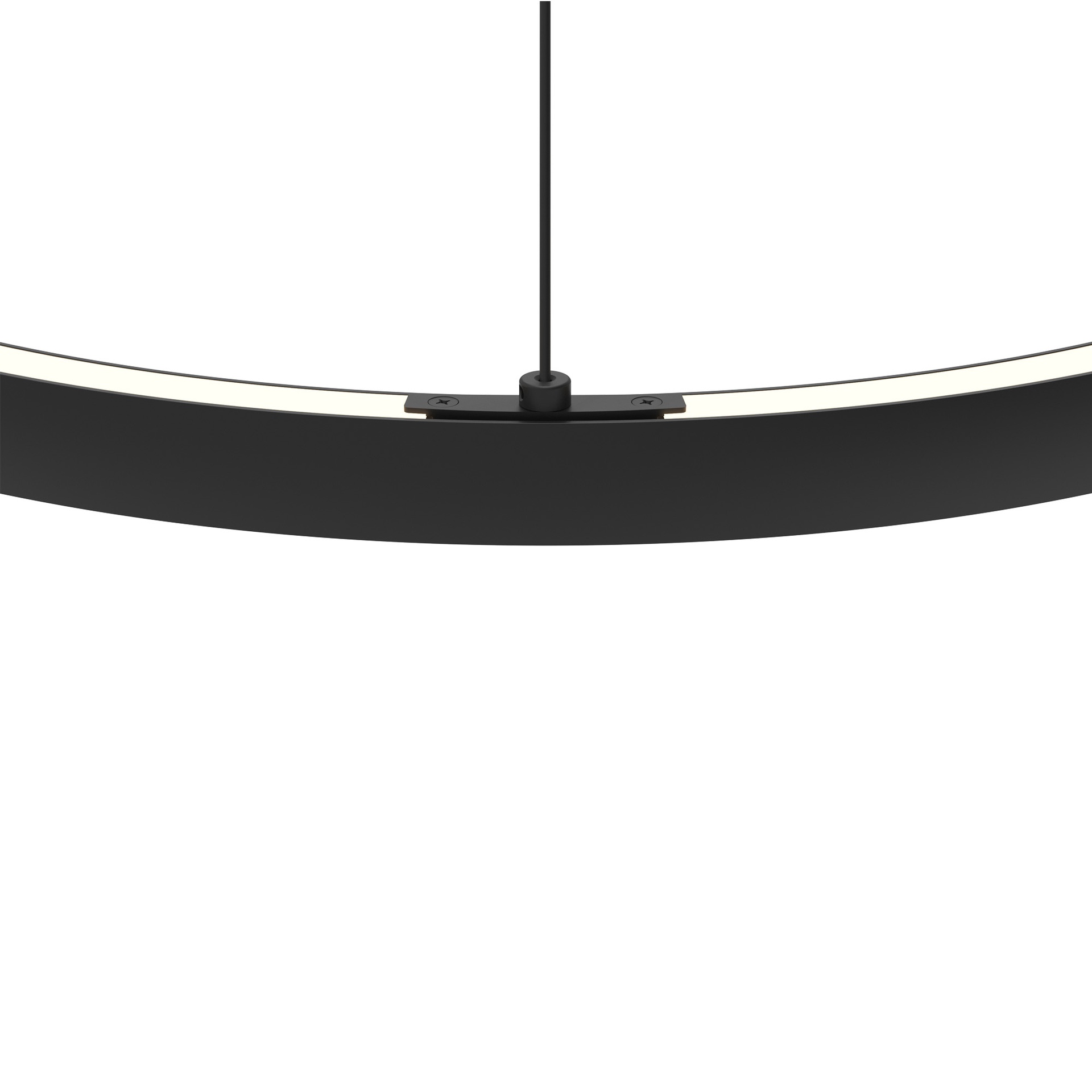 RIUMAR * LED PENDANT 60+20W D.92CM 3000K BLACK