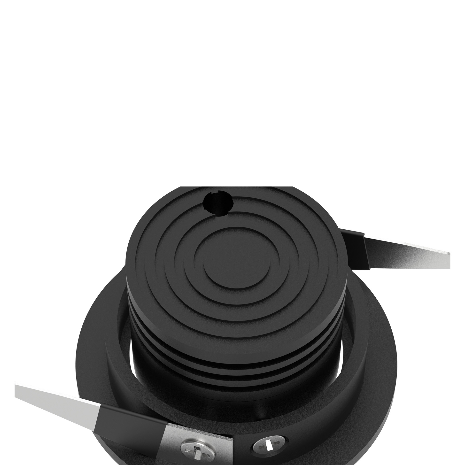 NEPTUNO * MINI INCASSATO BASC. 3W 2700K NERO