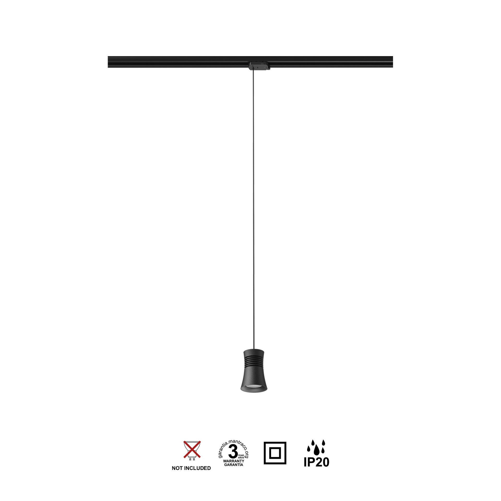 Pagoda · Trifase 220V · Nero