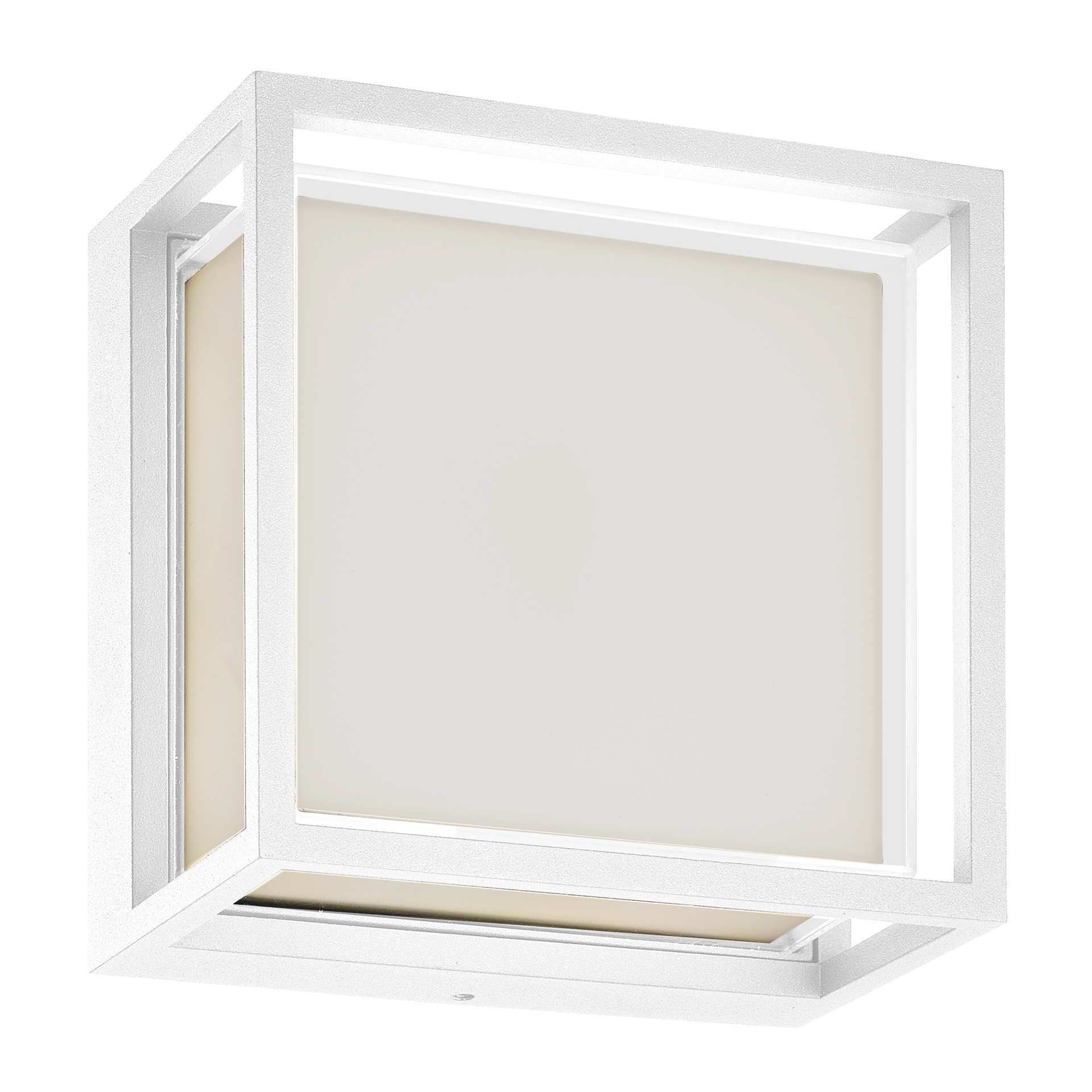 CHAMONIX * PLAFONIERA/APPLIQUE ESTERNO BIANCO LED IP65  -9W - CCT 2700K-3200K-4000K