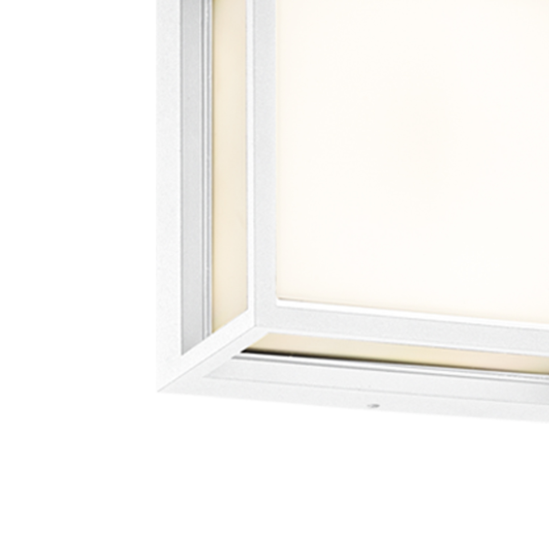 CHAMONIX * PLAFONIERA/APPLIQUE ESTERNO BIANCO LED IP65  -9W - CCT 2700K-3200K-4000K