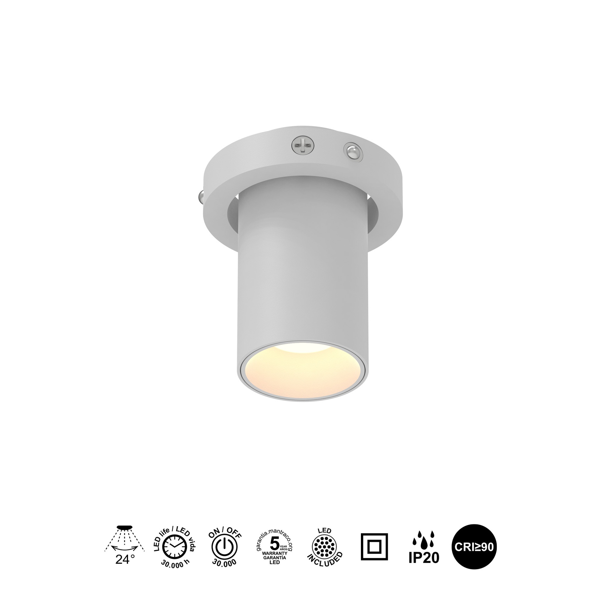 TRIMASI * FOCO LED 7W 3000K BLANCO