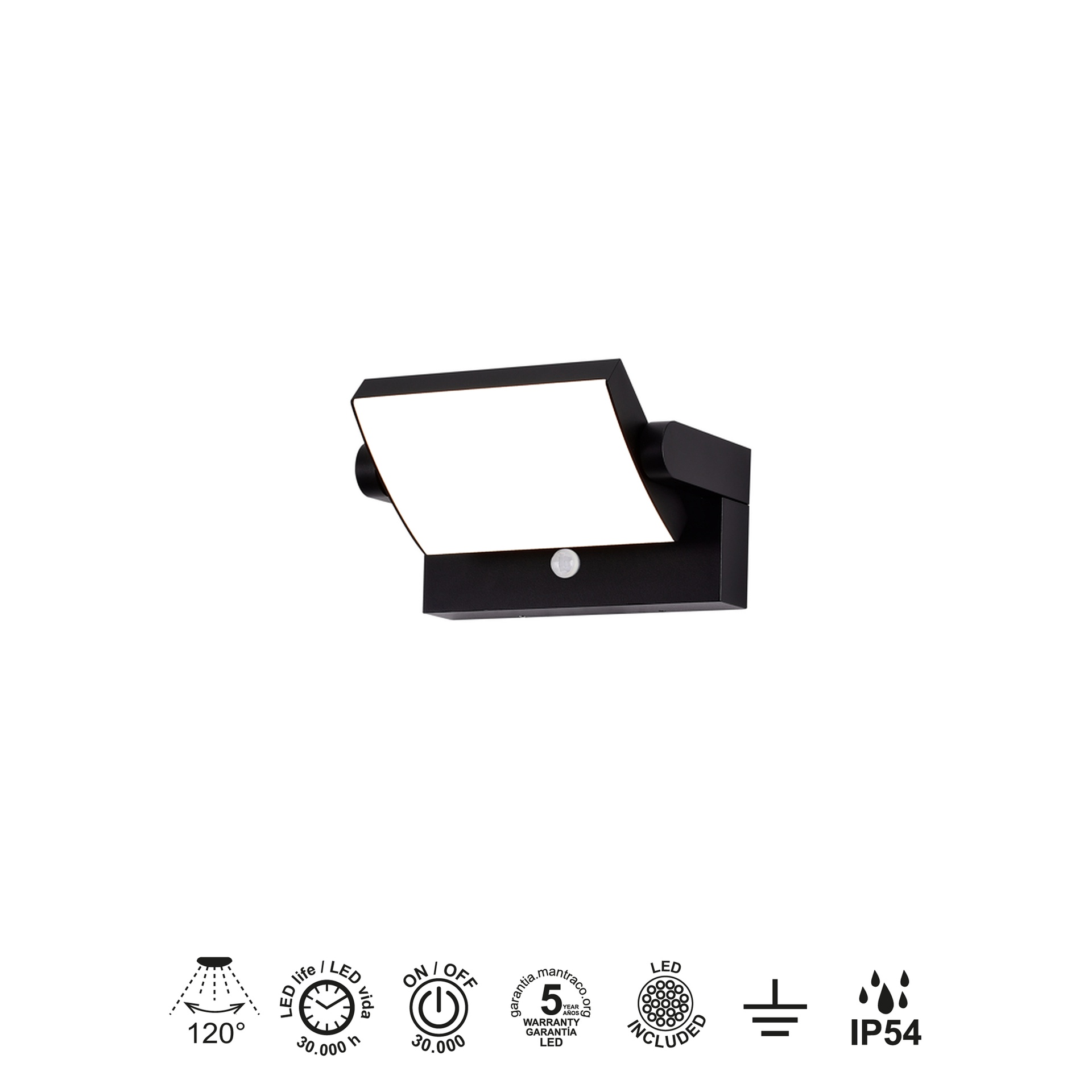 Cooper · Luminarias de pared · Black