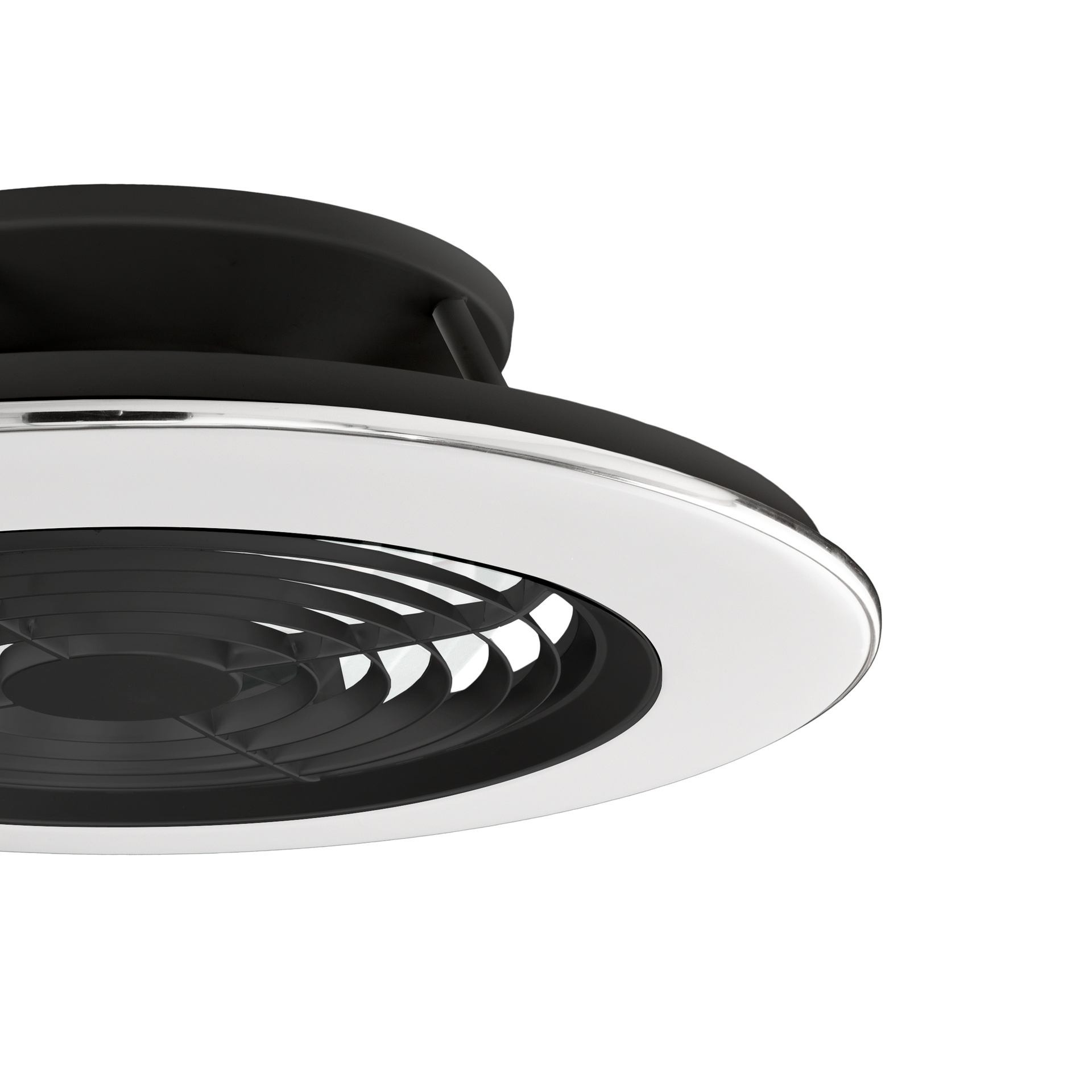 ALISIO XL * VENTILATORE NERO LED CON TELECOMANDO