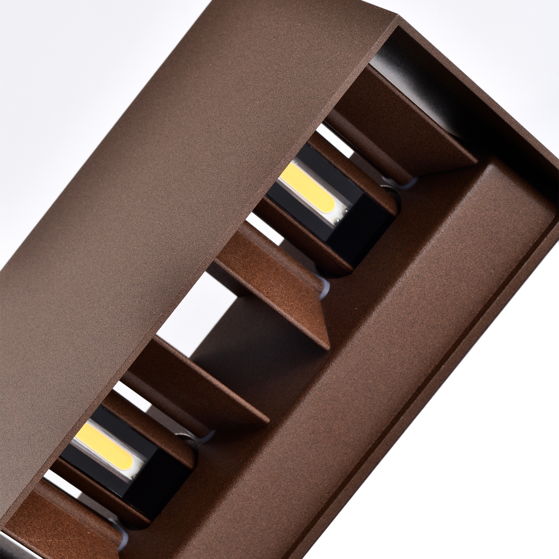 DAVOS * LED EXTERIOR WALL LAMP * 4*6W 4000K CORTEN