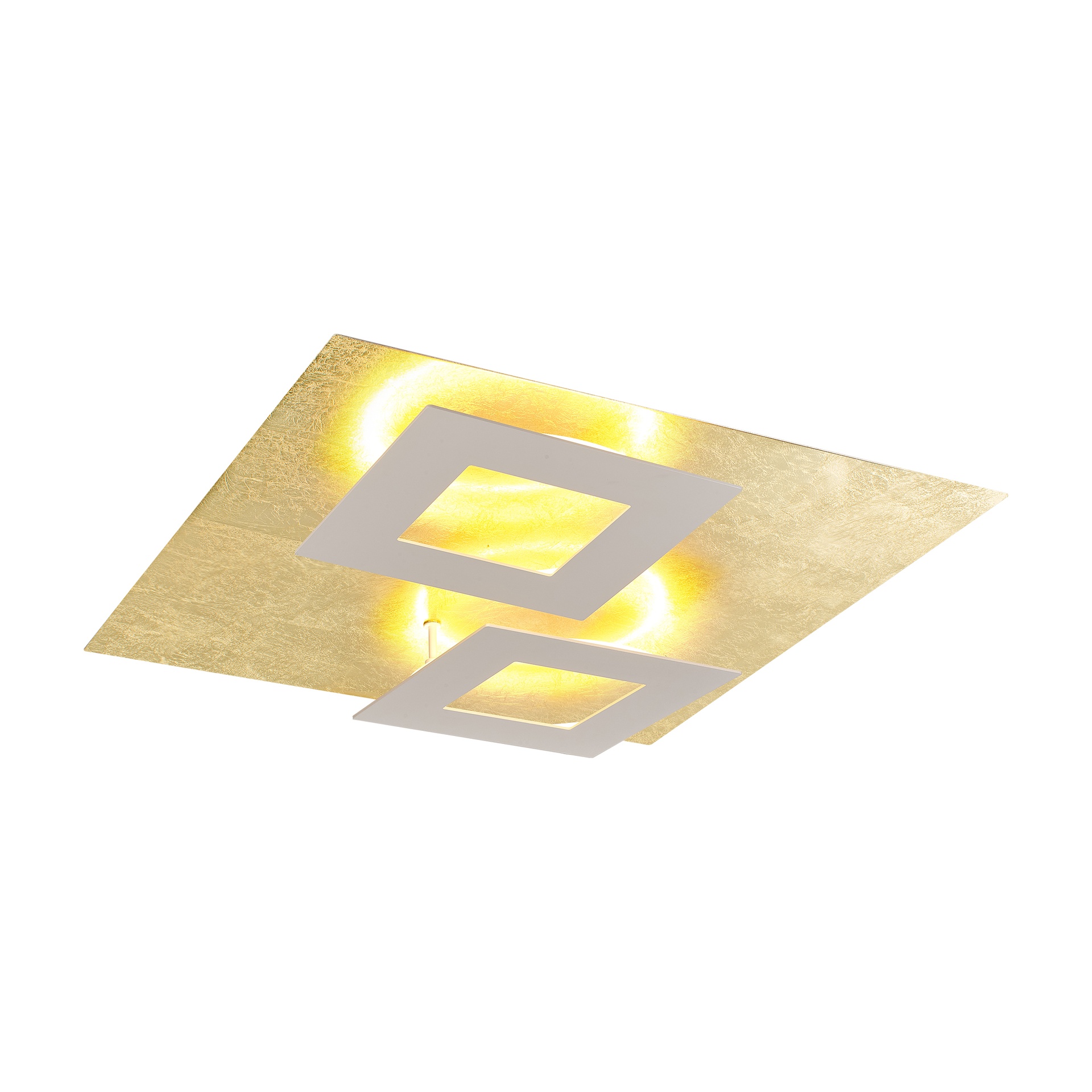 Dalia · Plafonniers · Blanc + Or