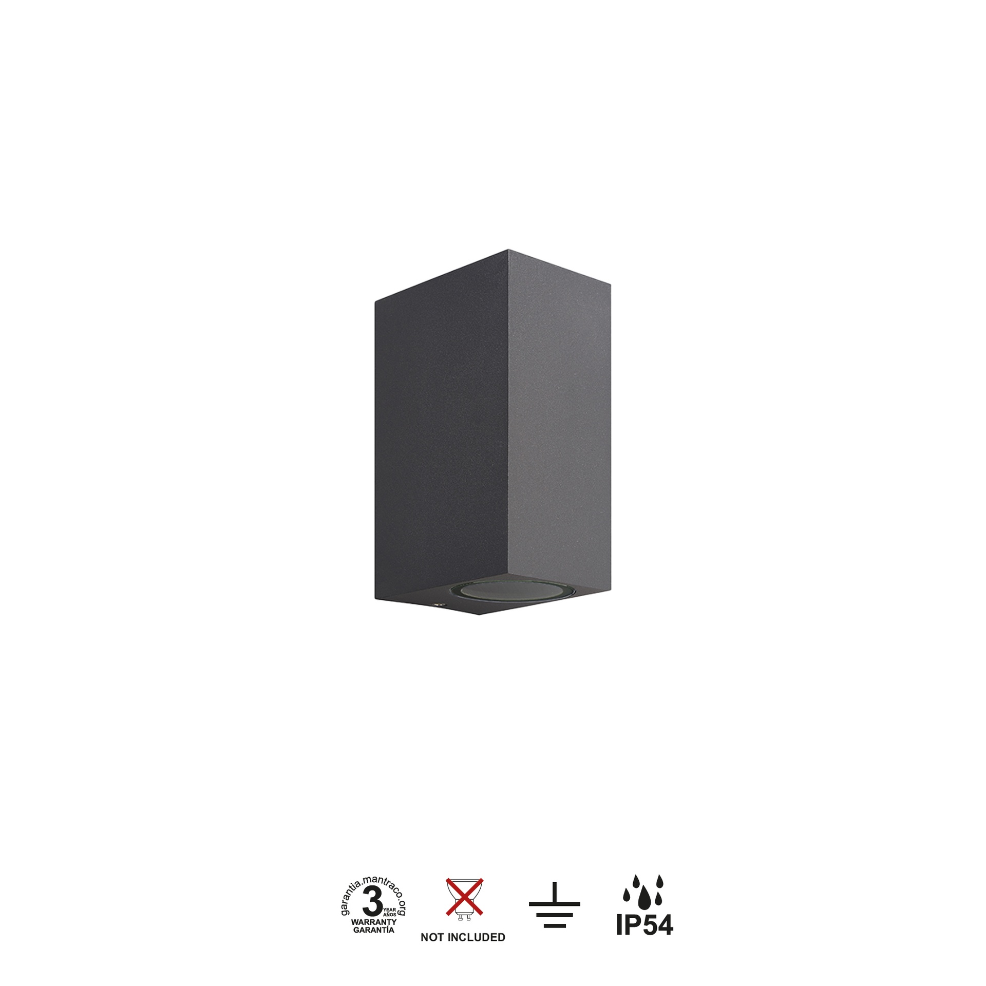 Kandanchu · Luminarias de pared · Gris Oscuro