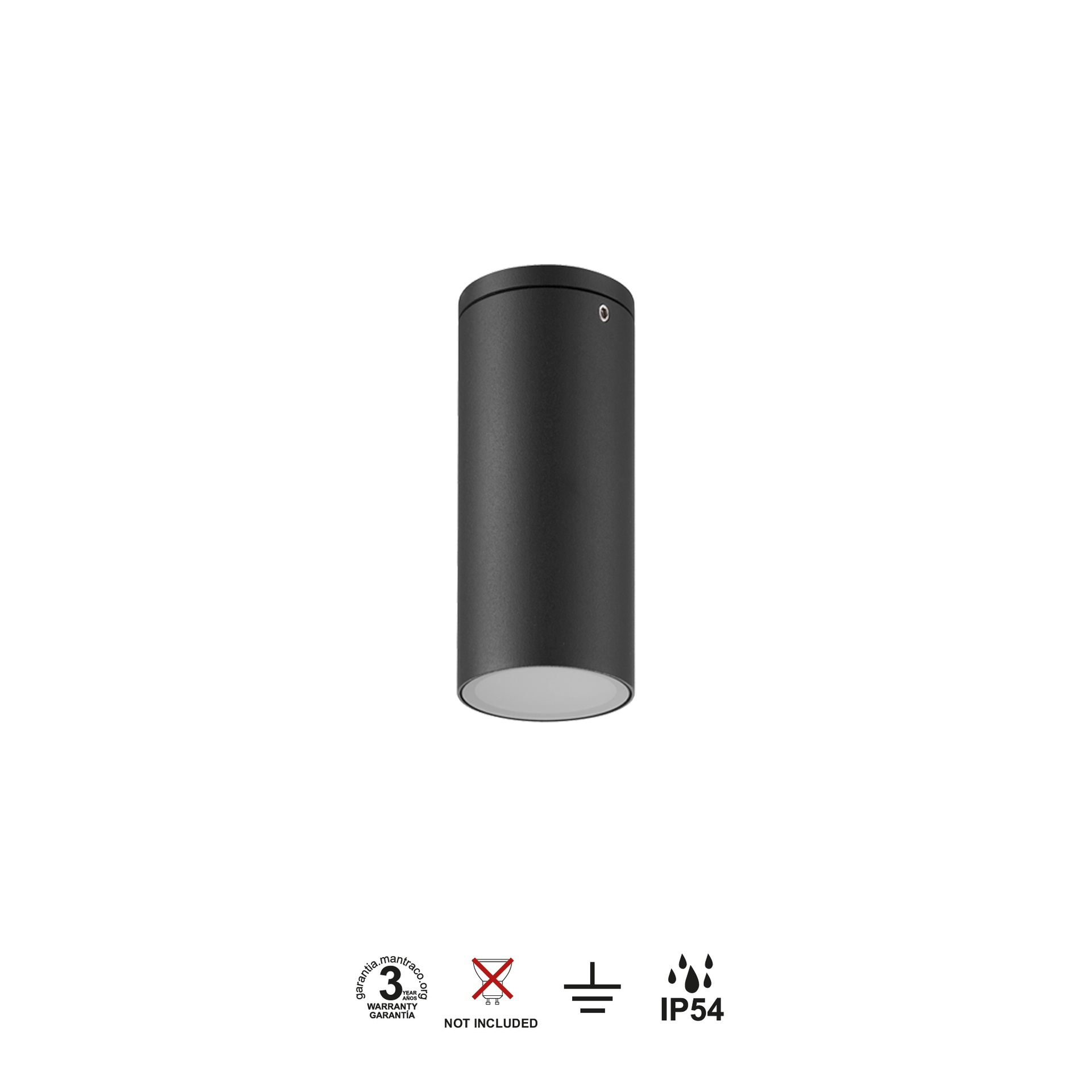 KANDANCHU * SPORT SURFACE IP54 1L*GU10  DARK GREY