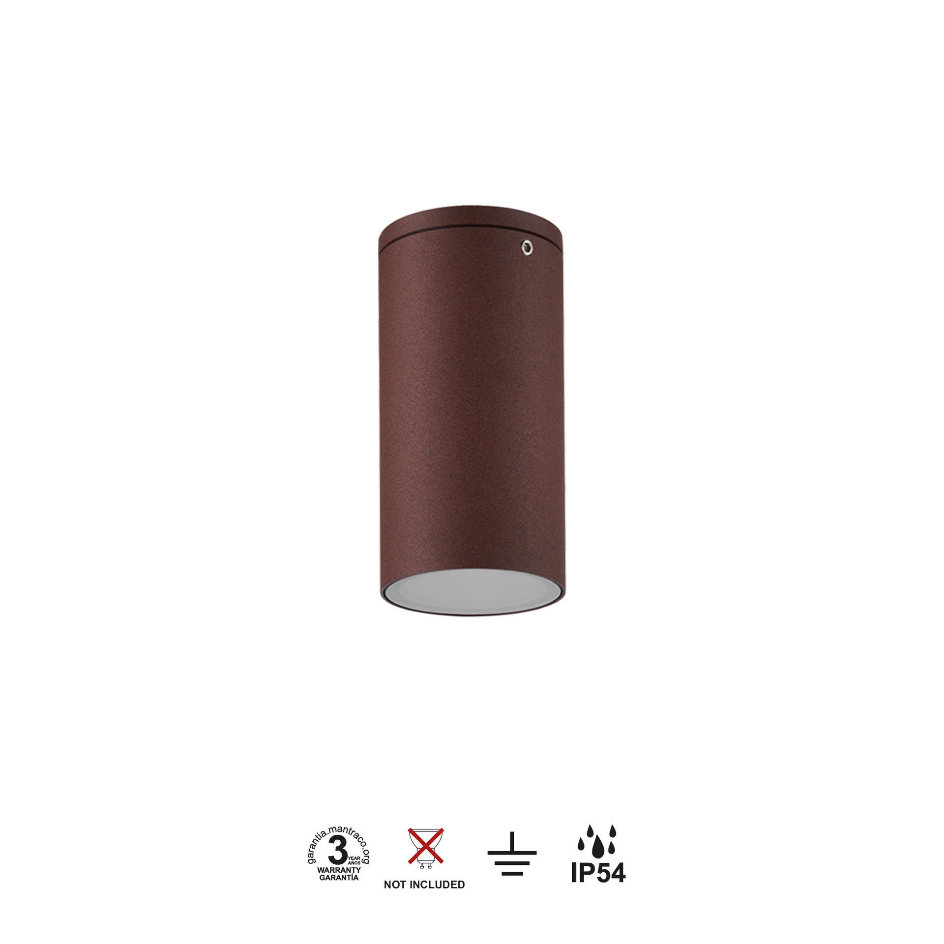 KANDANCHU * FARETTO SUPERFICIE IP54 1L*GU10 CORTEN