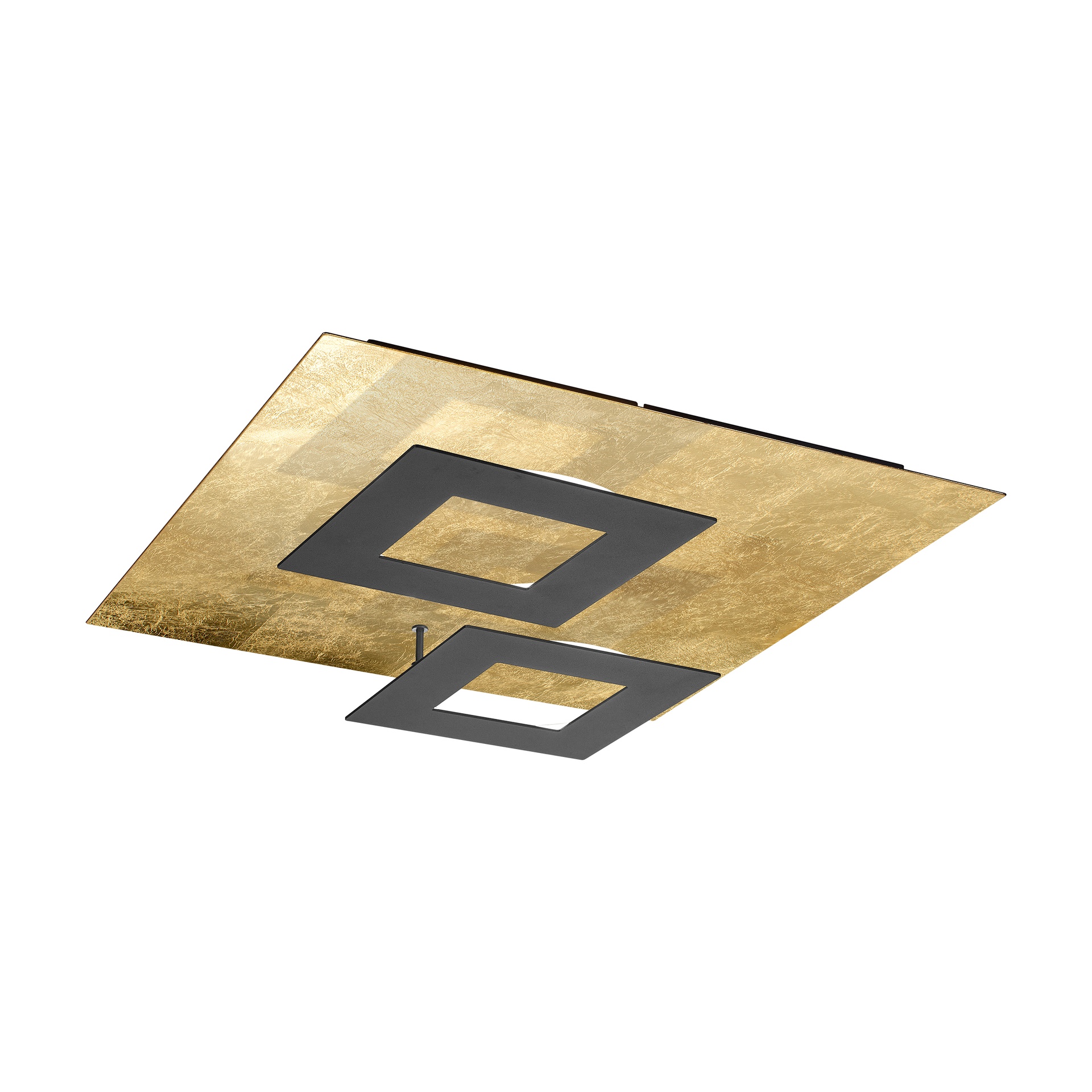 DALIA * SQUARE CEILING 24W+24W - GOLD + BLACK