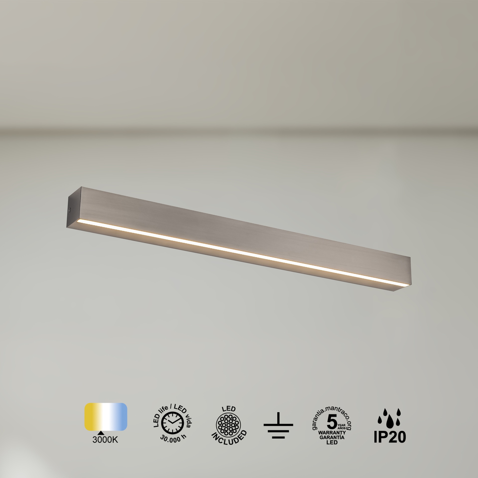ELEGANCE*LED WALL LAMP 24W 3000K