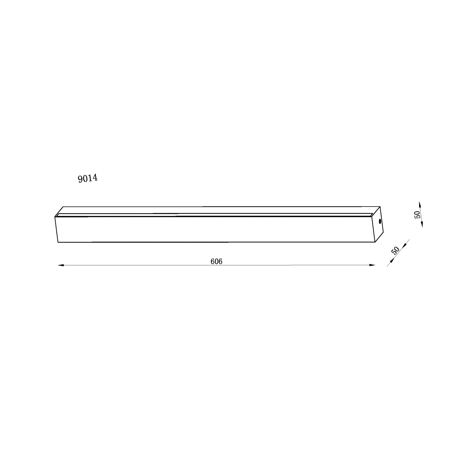 ELEGANCE*LED WALL LAMP 24W 3000K