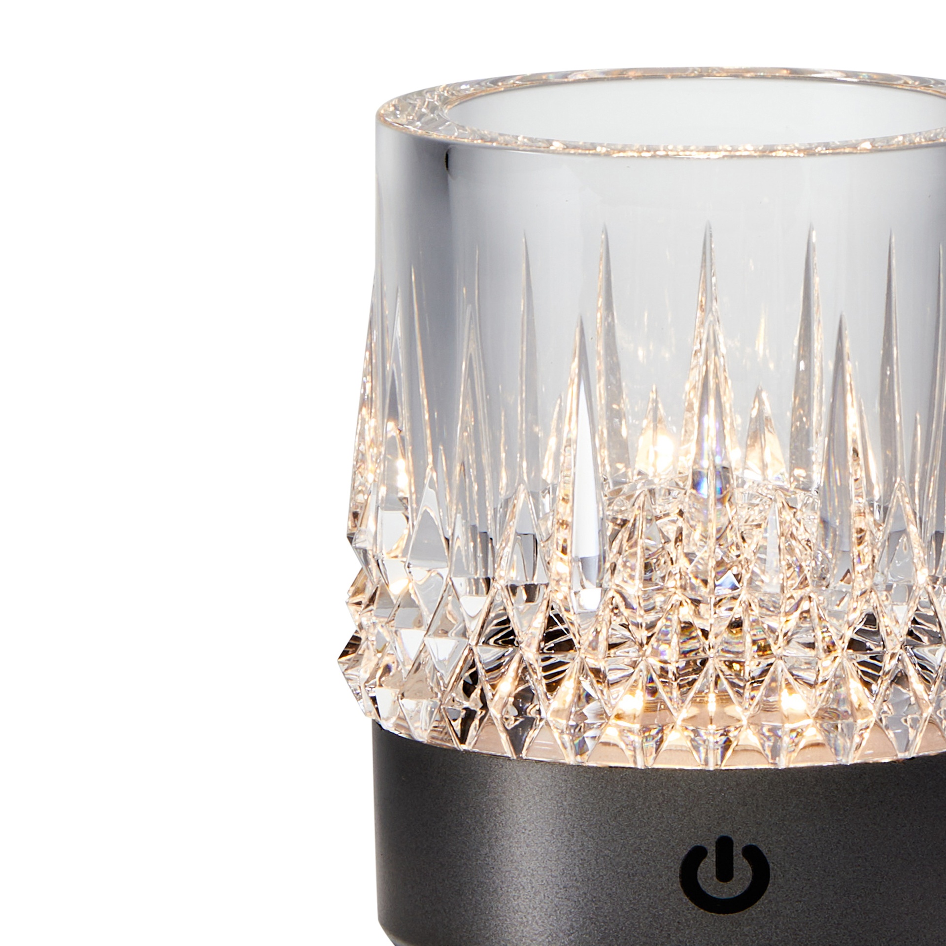 LAX * LAMPE DE TABLE 1W 3000K NICKEL NOIR