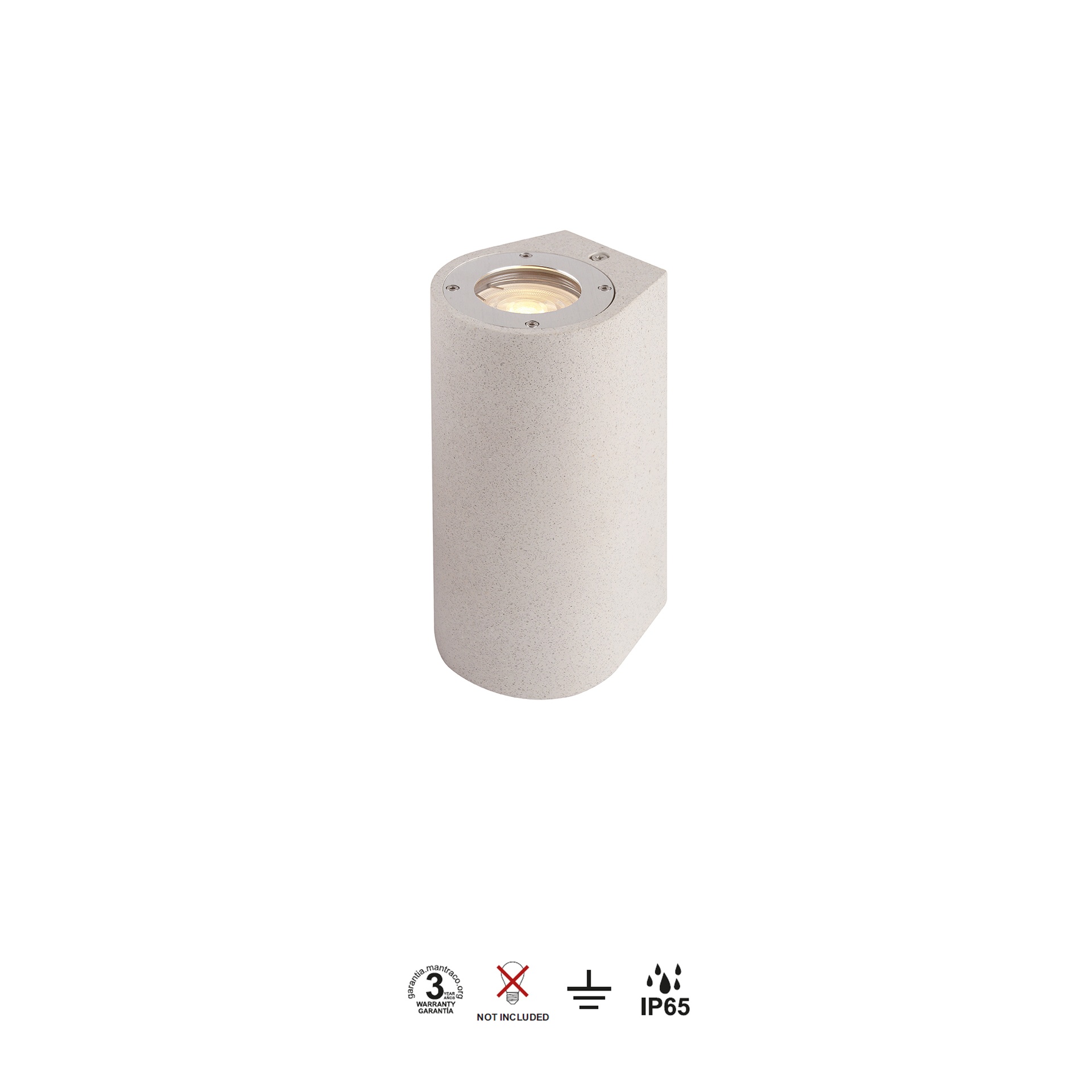 LEVI * APPLIQUE ESTERNO R BIANCO IP65 2L*GU10