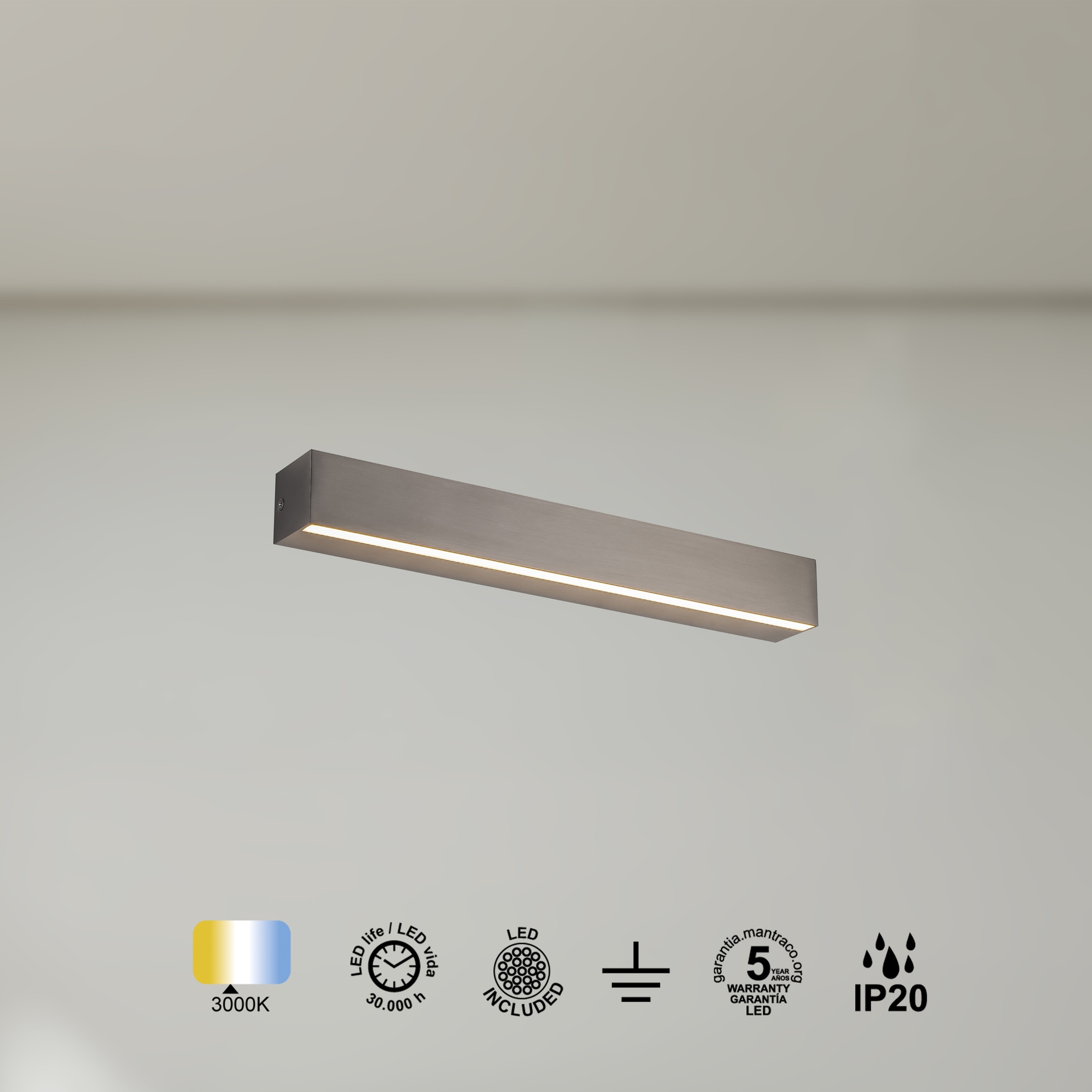 Elegance · Luminaires muraux · Gris