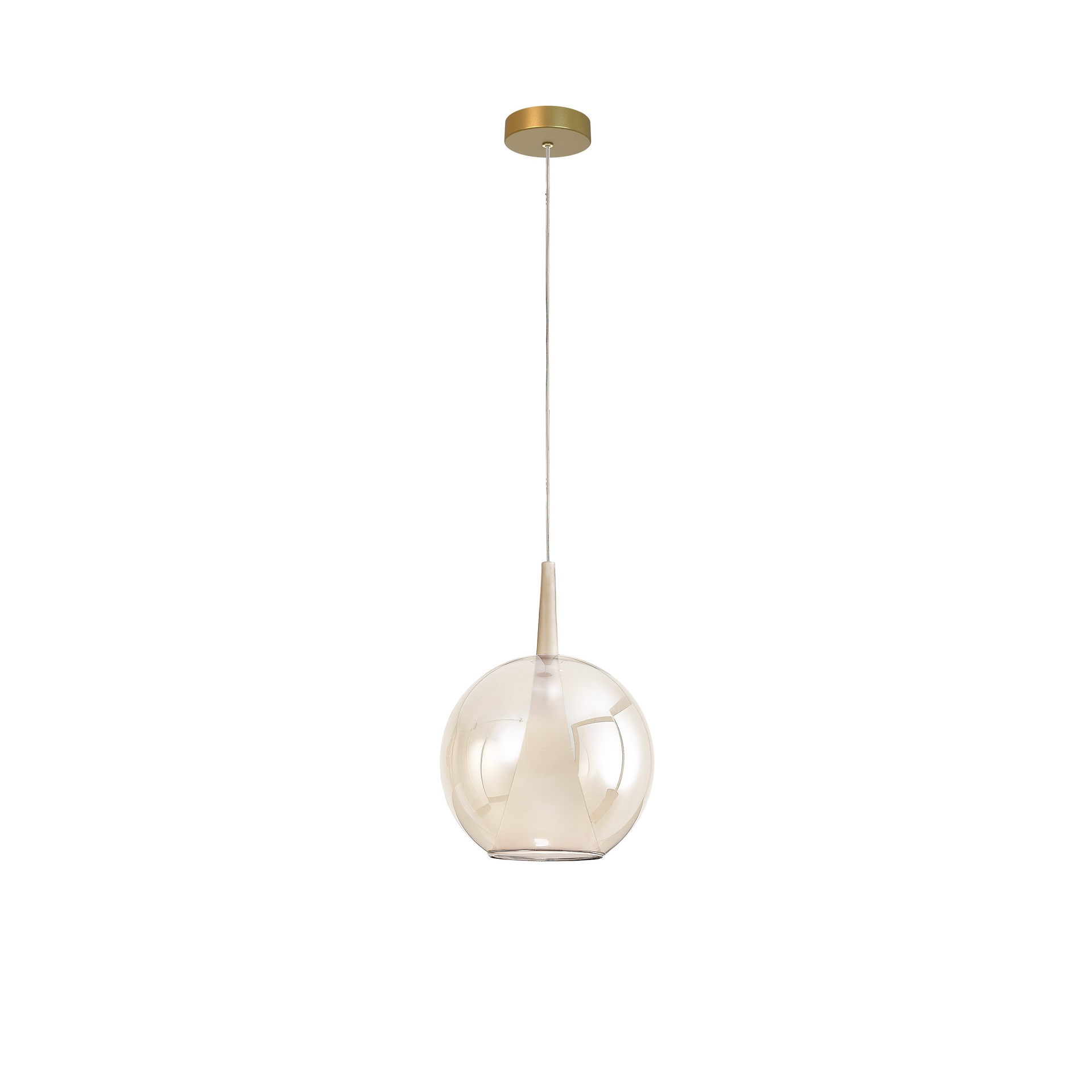 ELSA * PENDANT 1L BOLA - E27 - BRONCE