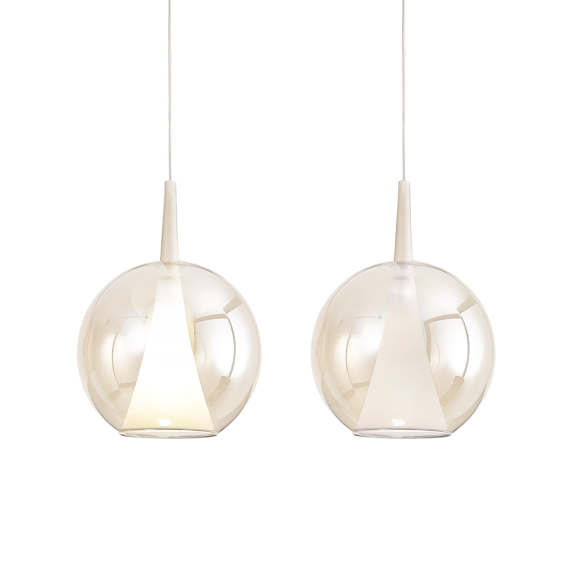 ELSA * PENDANT 1L BOLA - E27 - BRONCE