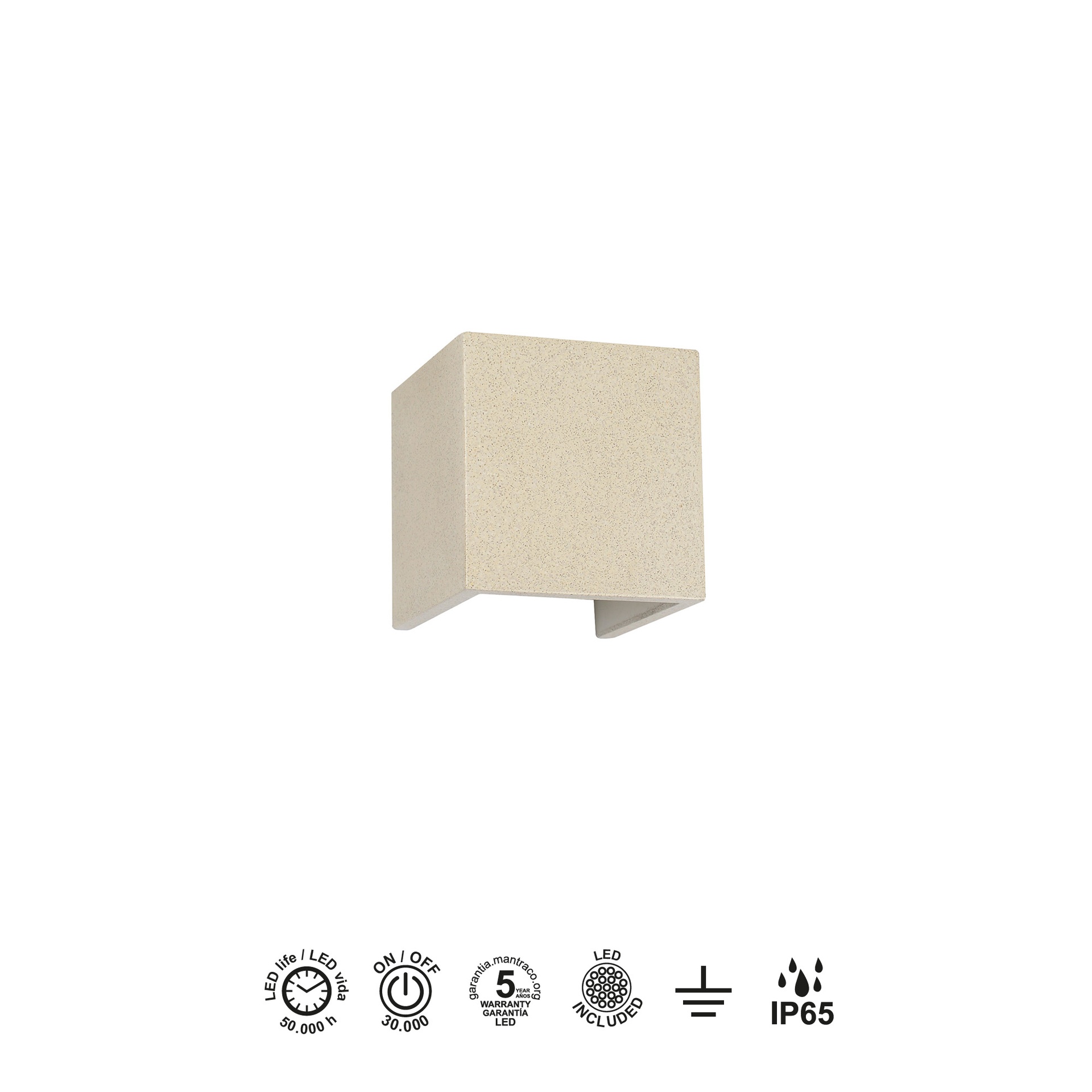 Taos · Luminarias de pared · Blanco
