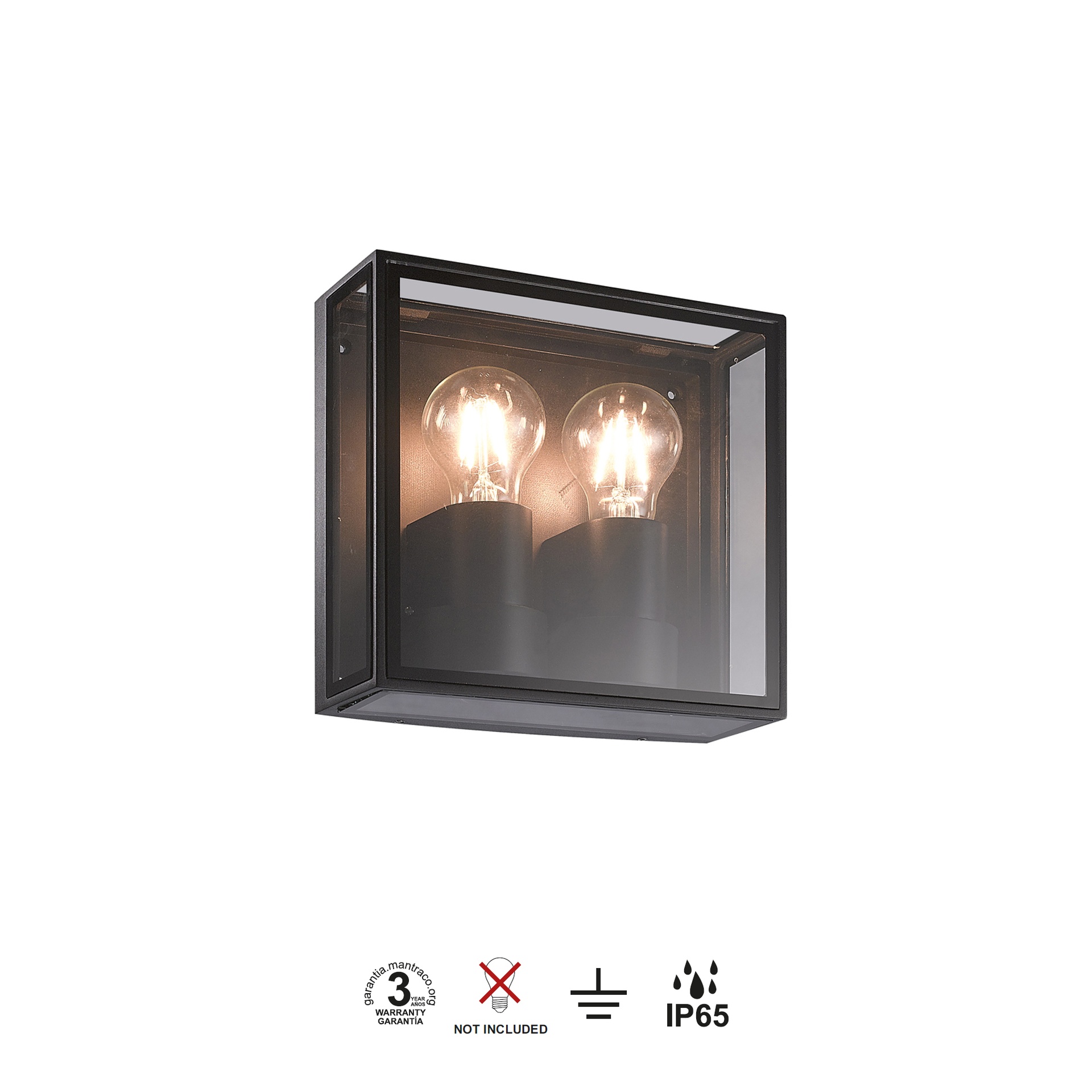 Verbier · Luminarias de pared · Gris Oscuro