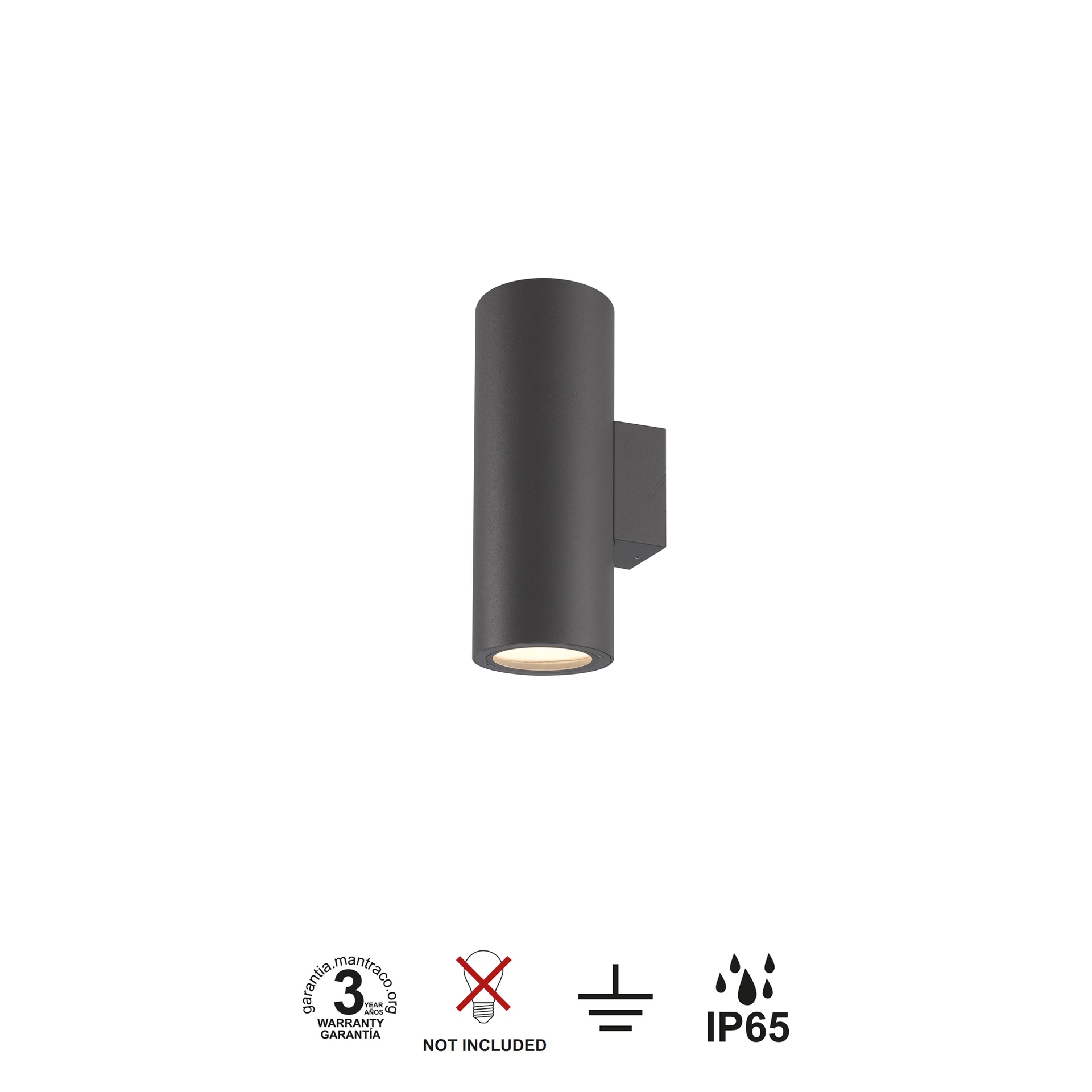 VOLCANO * APPLIQUE D'EXTÉRIEUR IP65 2L*E27