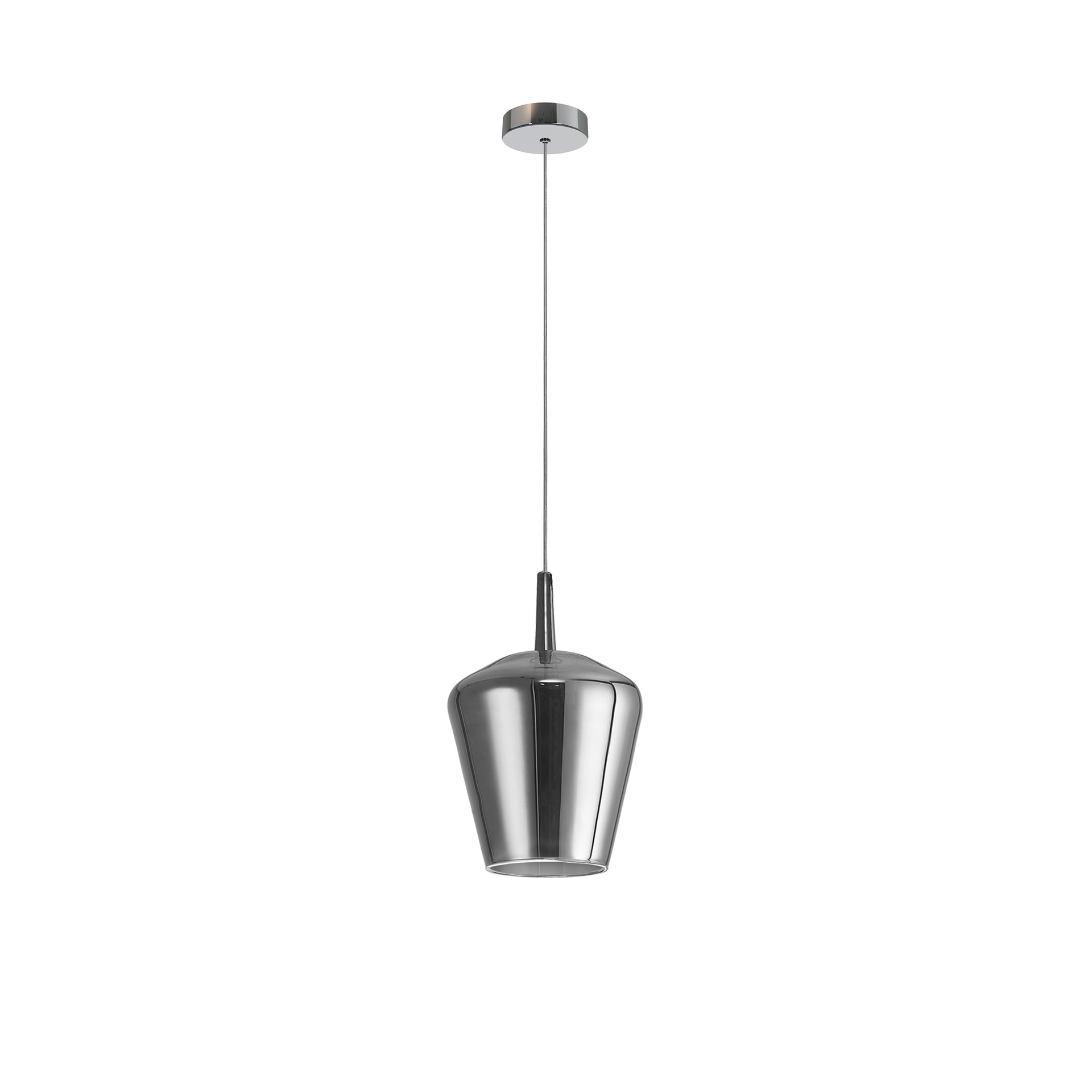 ELSA * CLOCHE SUSPENDU 1L - E27 - CHROME