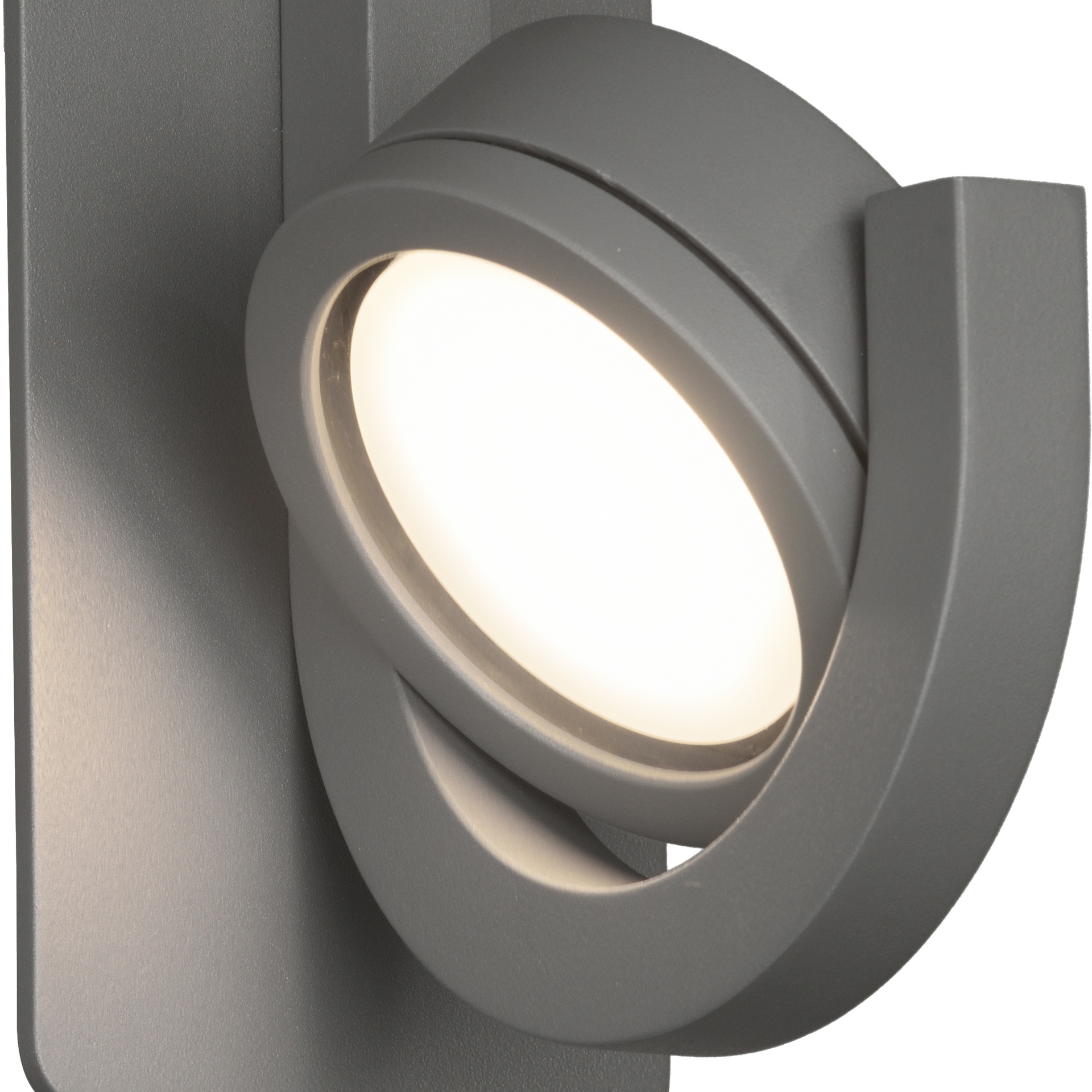 IGUAZU * APPLIQUE ESTERNO GIREVOLE 1L*GX53  GRIGIO SCURO