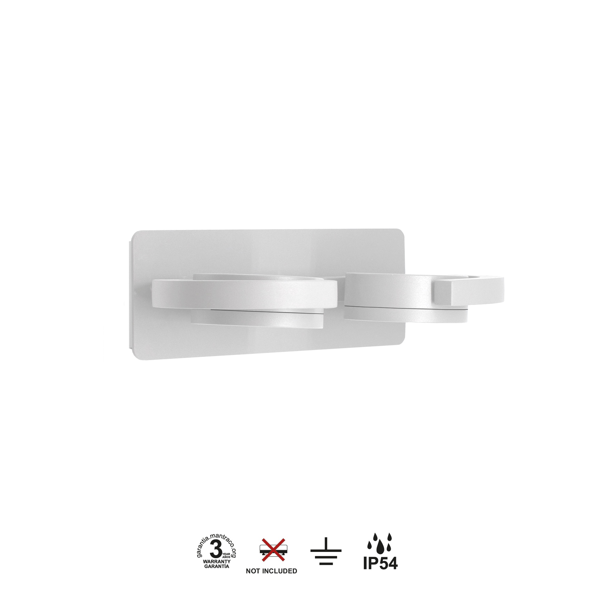 IGUAZU * APPLIQUE GX53 - 2L  BIANCO