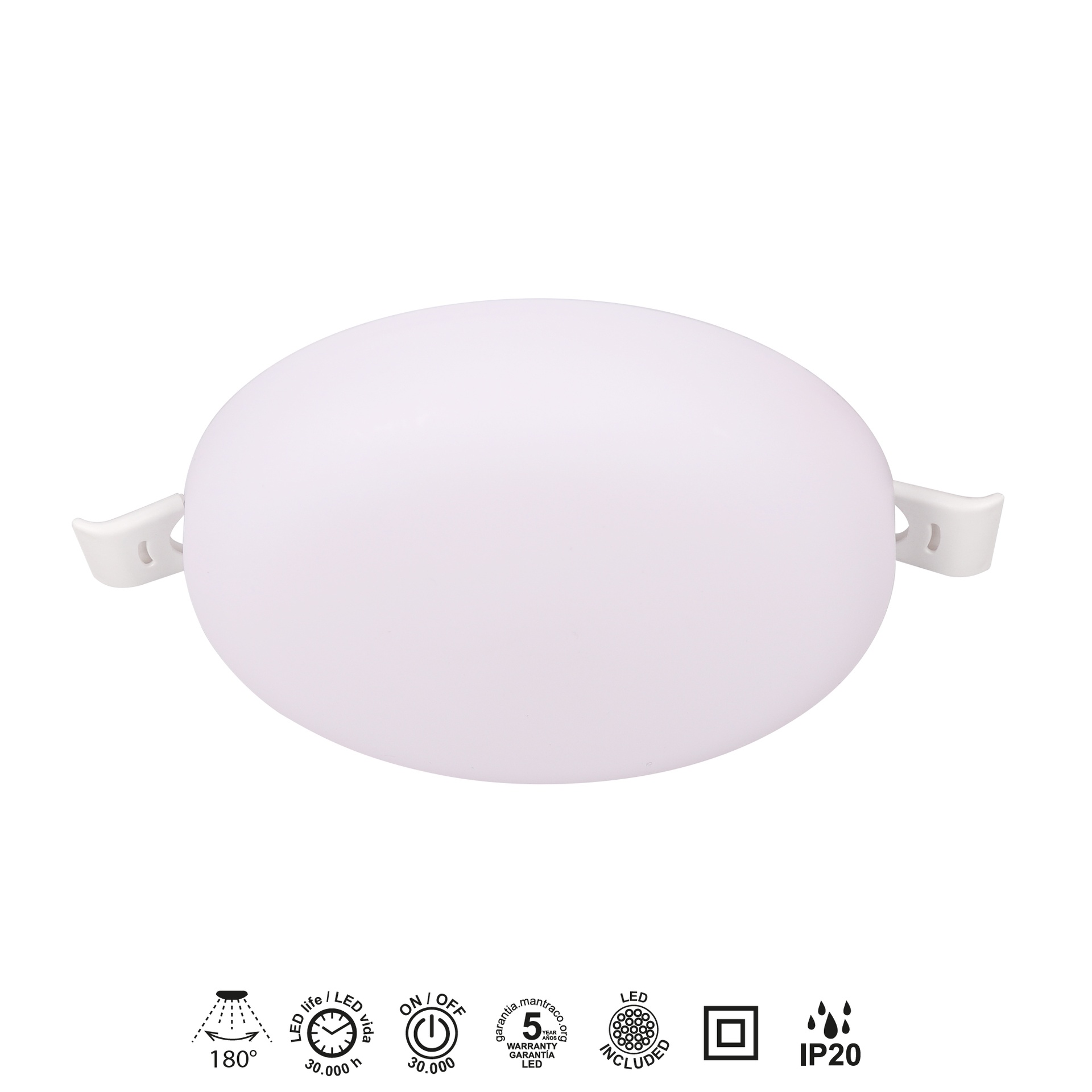 ALGARVE * DOWNLIGHT LED RottoNDO - 10W - 3000K