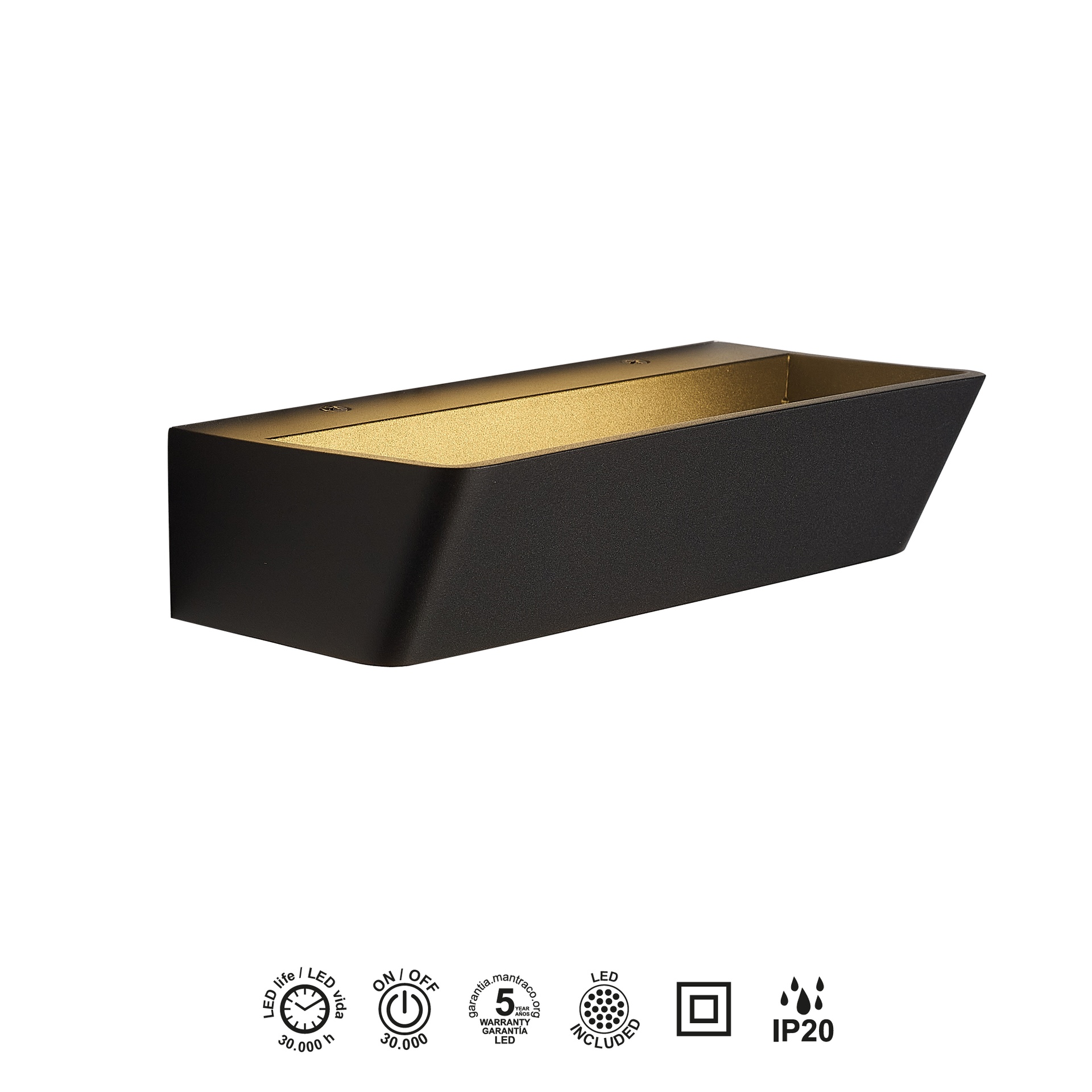 Altea · Luminaires muraux · Noir