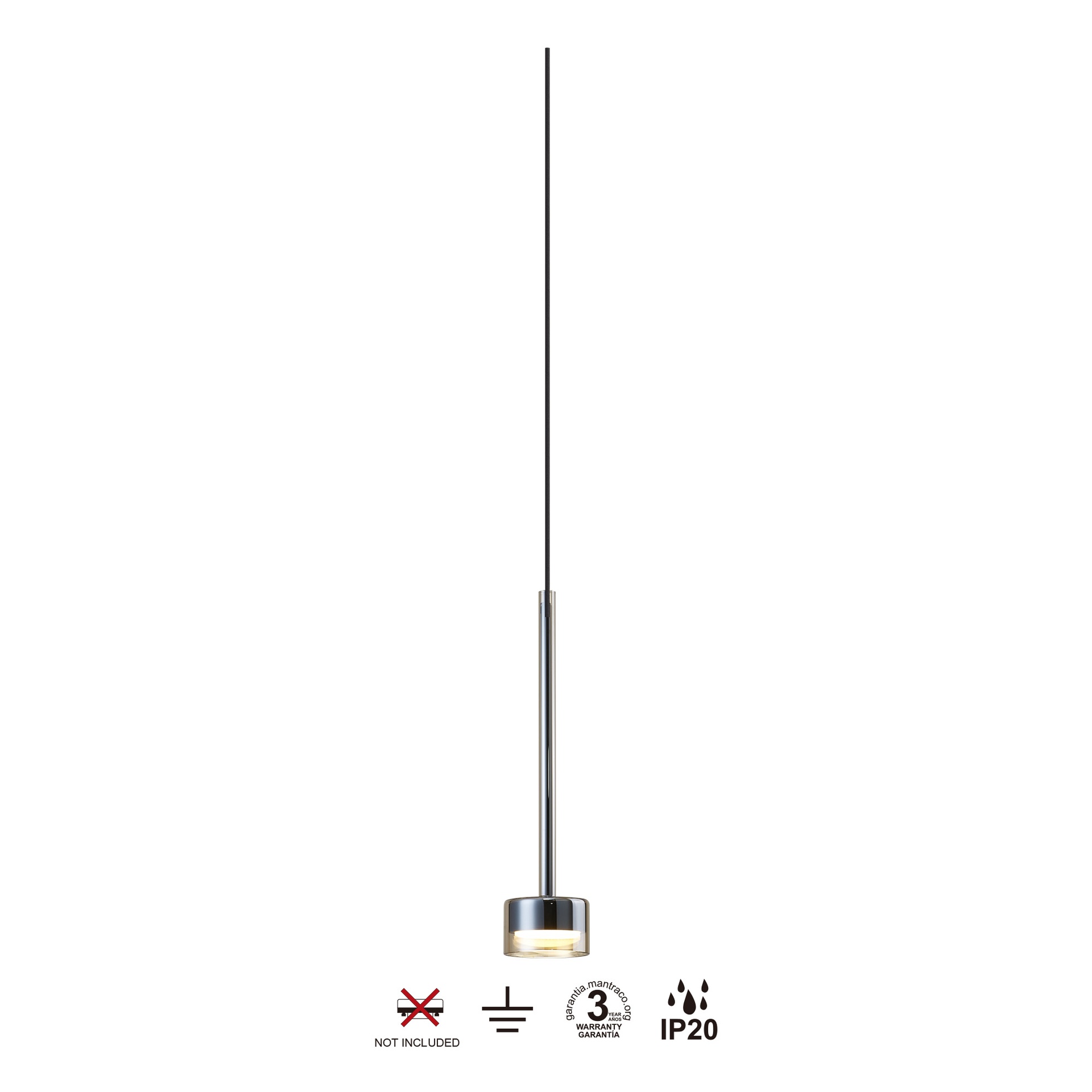 TONIC * PENDANT 1L - GX53 - BRONCE (WITHOUT BASE) 