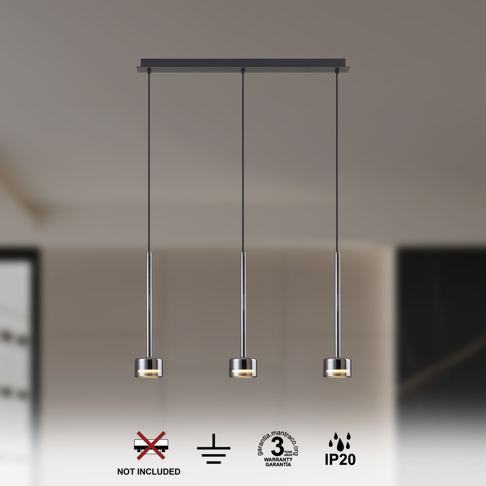Tonic · Lampade da soffitto · Cromo