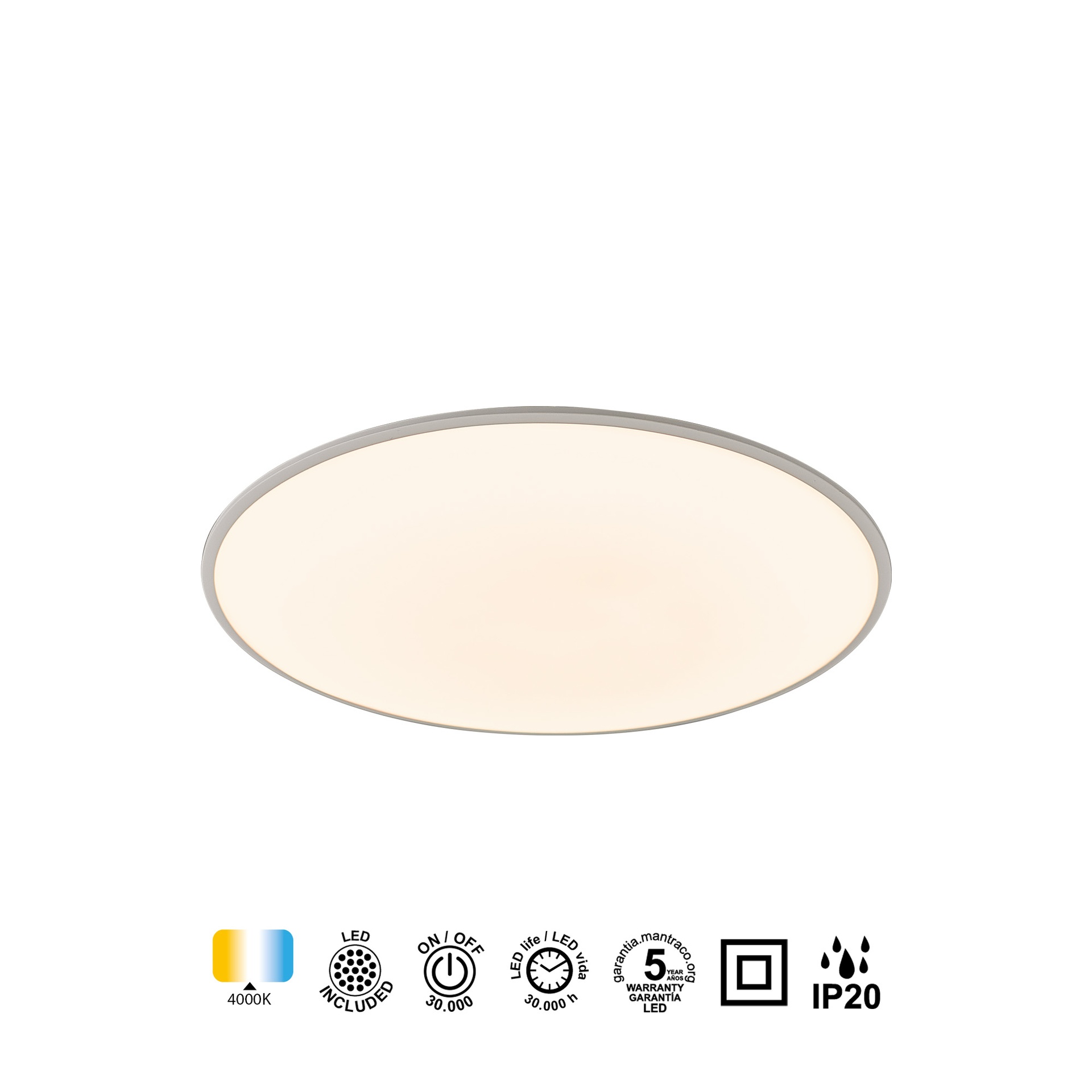 Slim · Plafones · Blanco