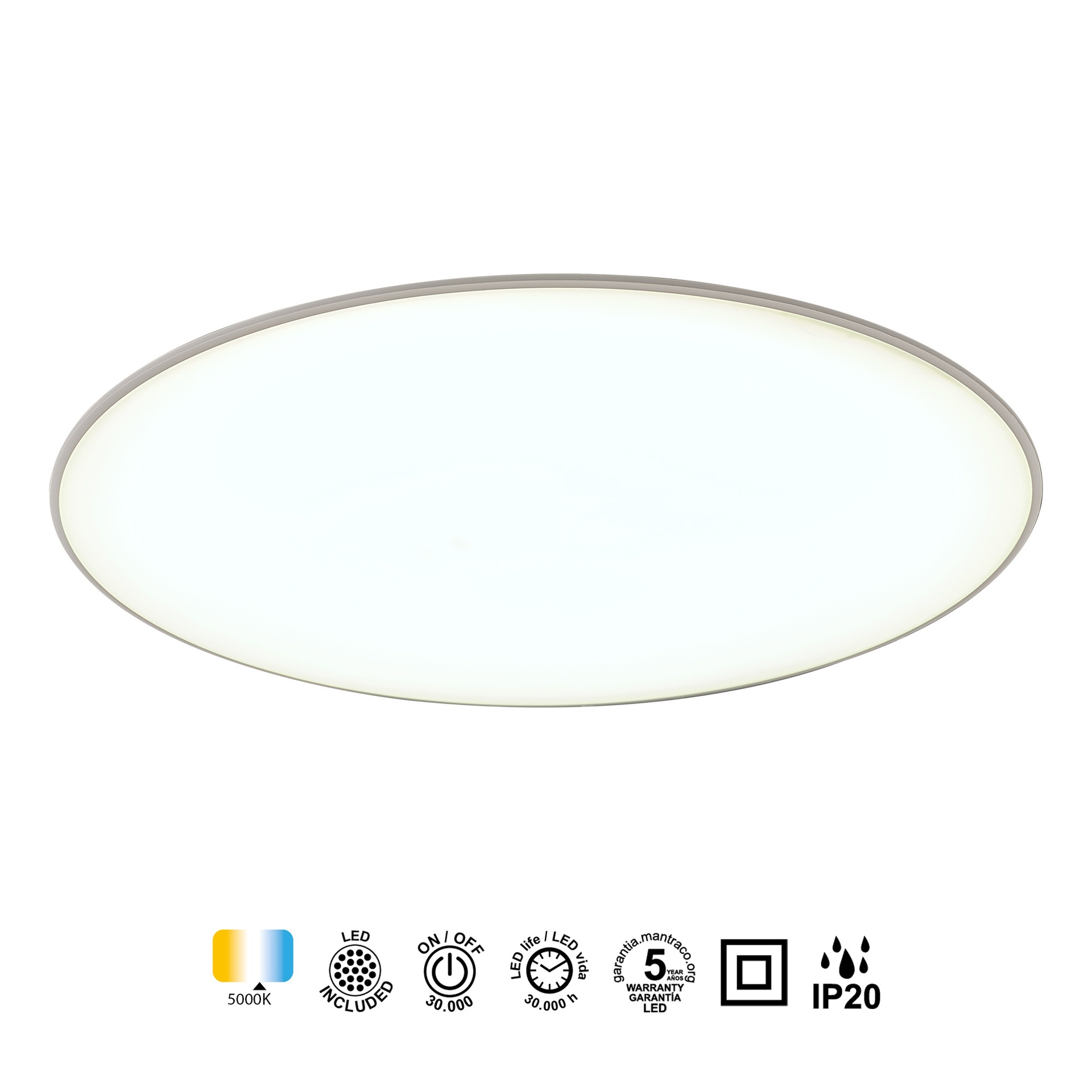 Slim · Plafonniers · Blanc