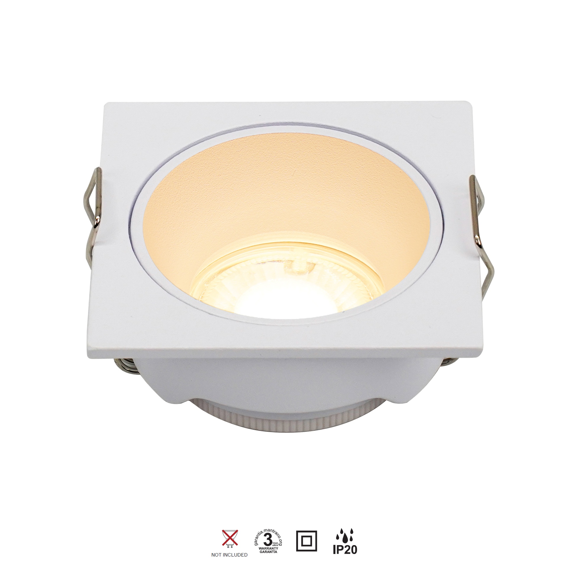 ANTILLA * SPOT RECESSED Mini GU10 1L WHITE
