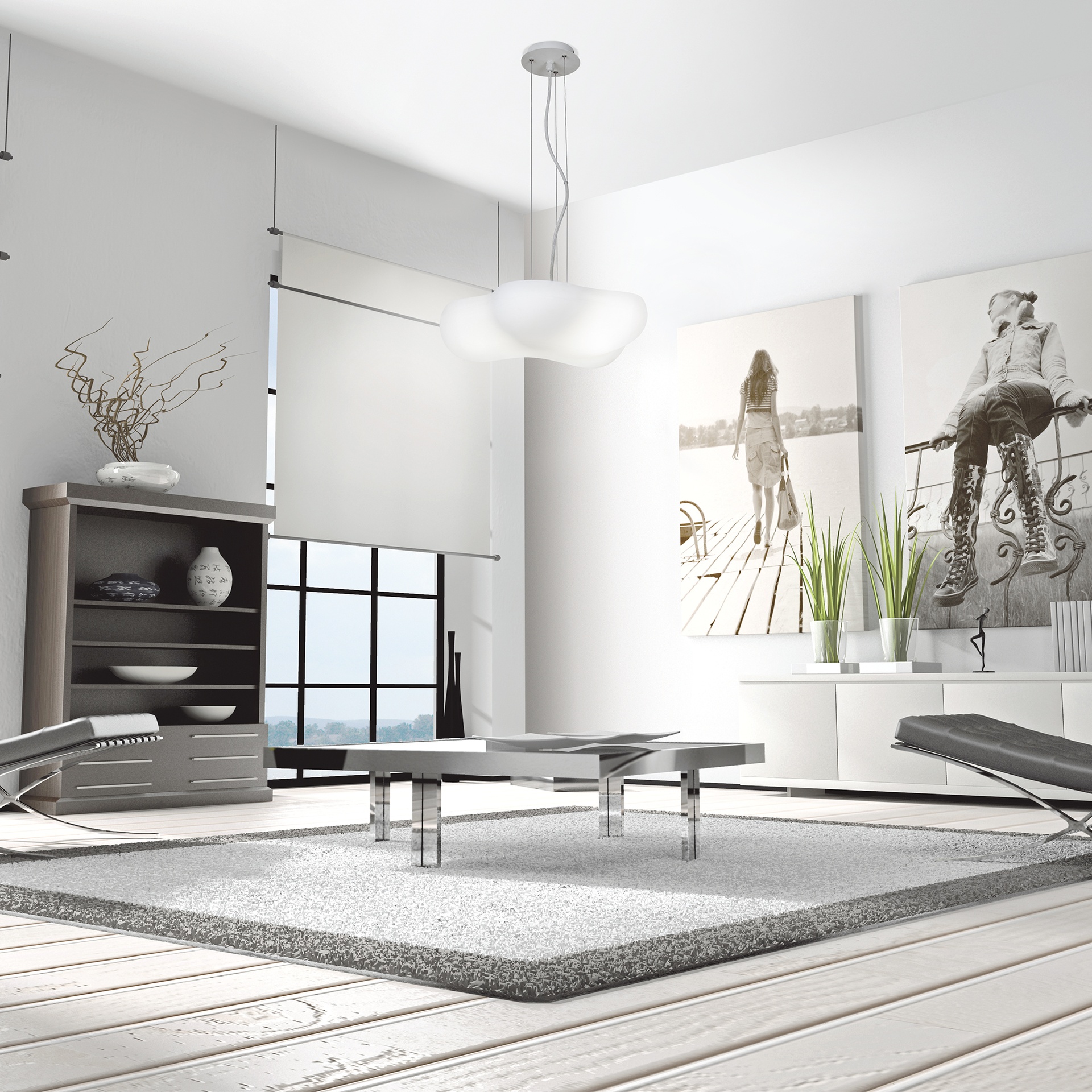 Eos · Luminaires de plafond · Blanc