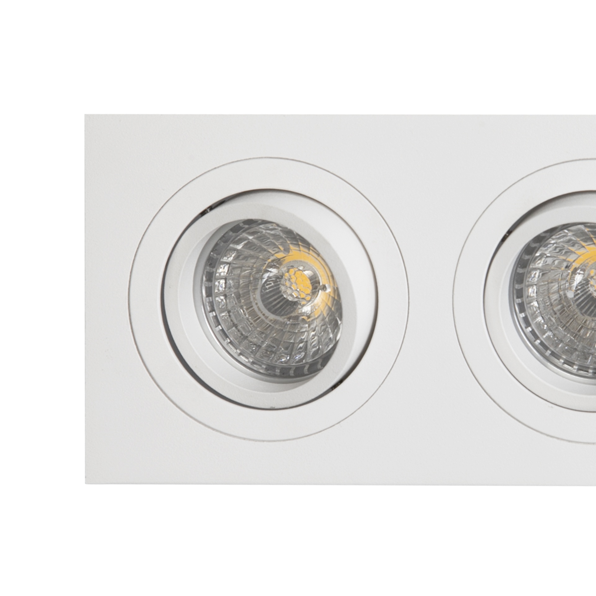 BASICO GU10 * SPOT INCASSO DOPPIO GU10 BIANCO