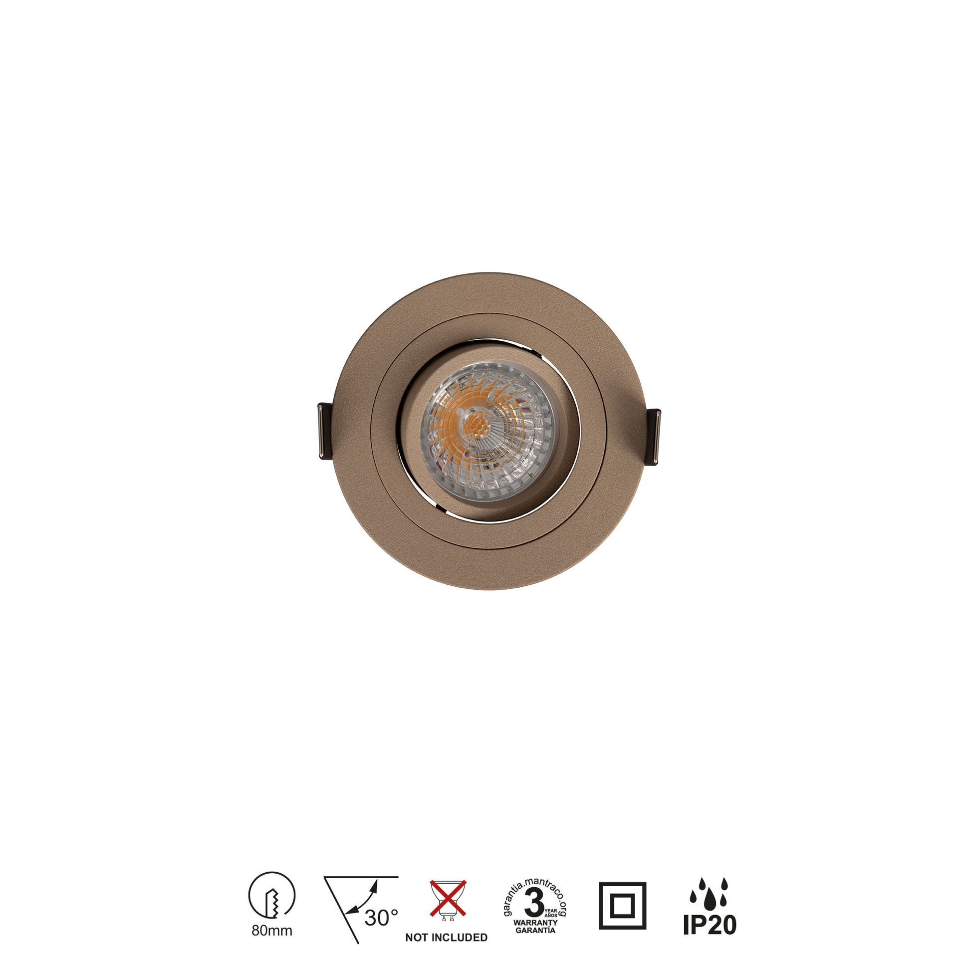 BASICO GU10 * RECESSED GU10 SANDY