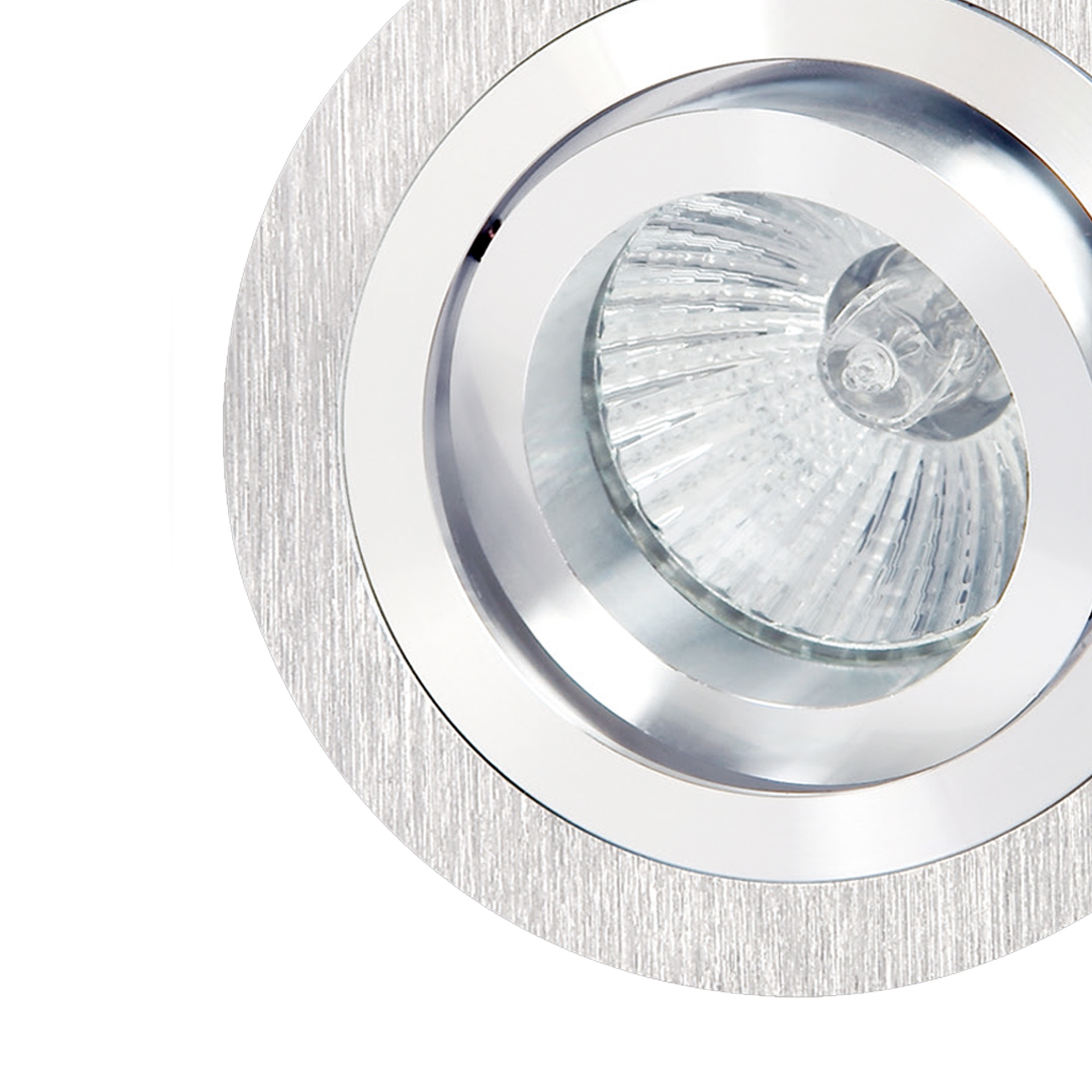BASICO GU10 * RECESSED (ROUND)  SATIN NICKEL