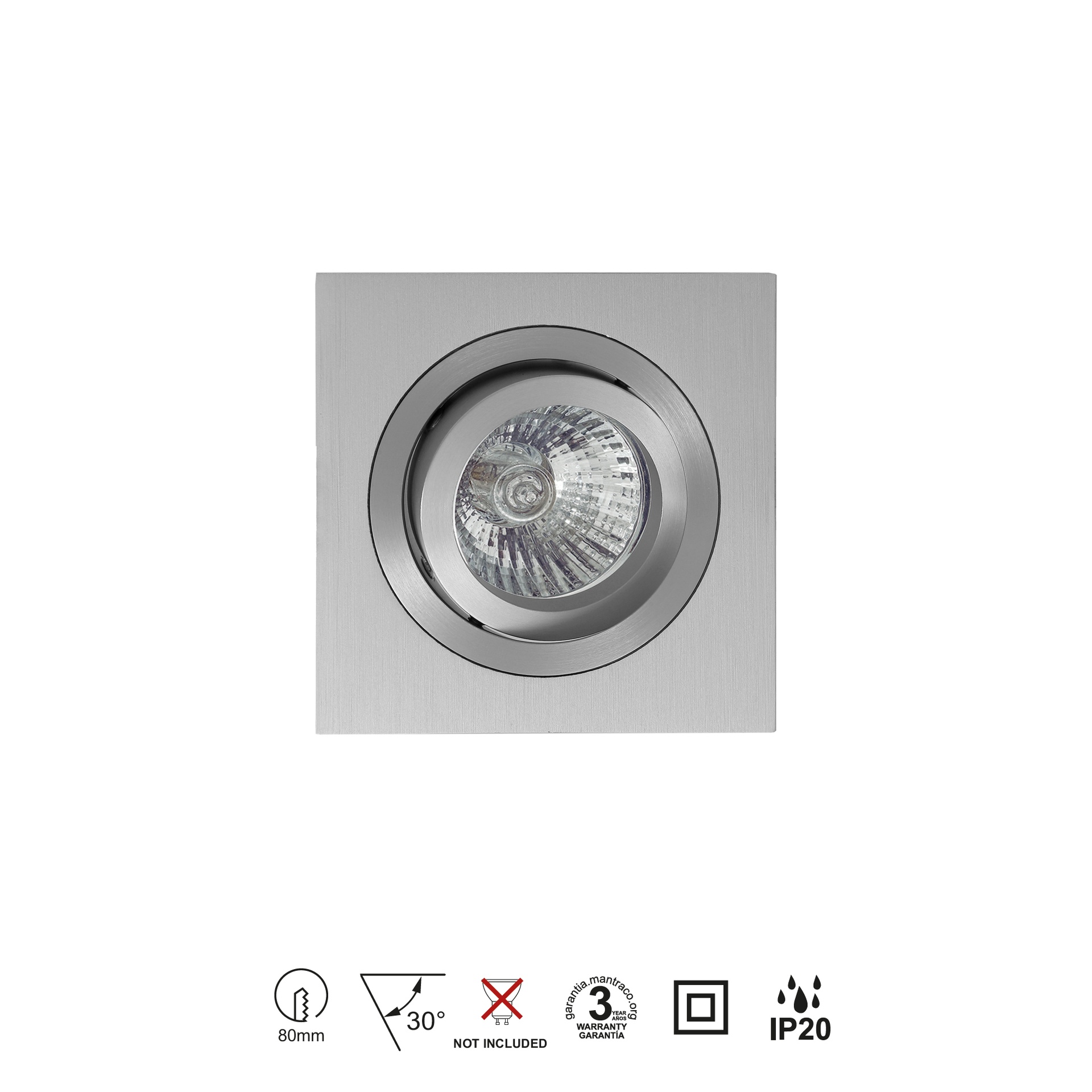 Basico GU10 · Luminaires encastrés · Aluminium