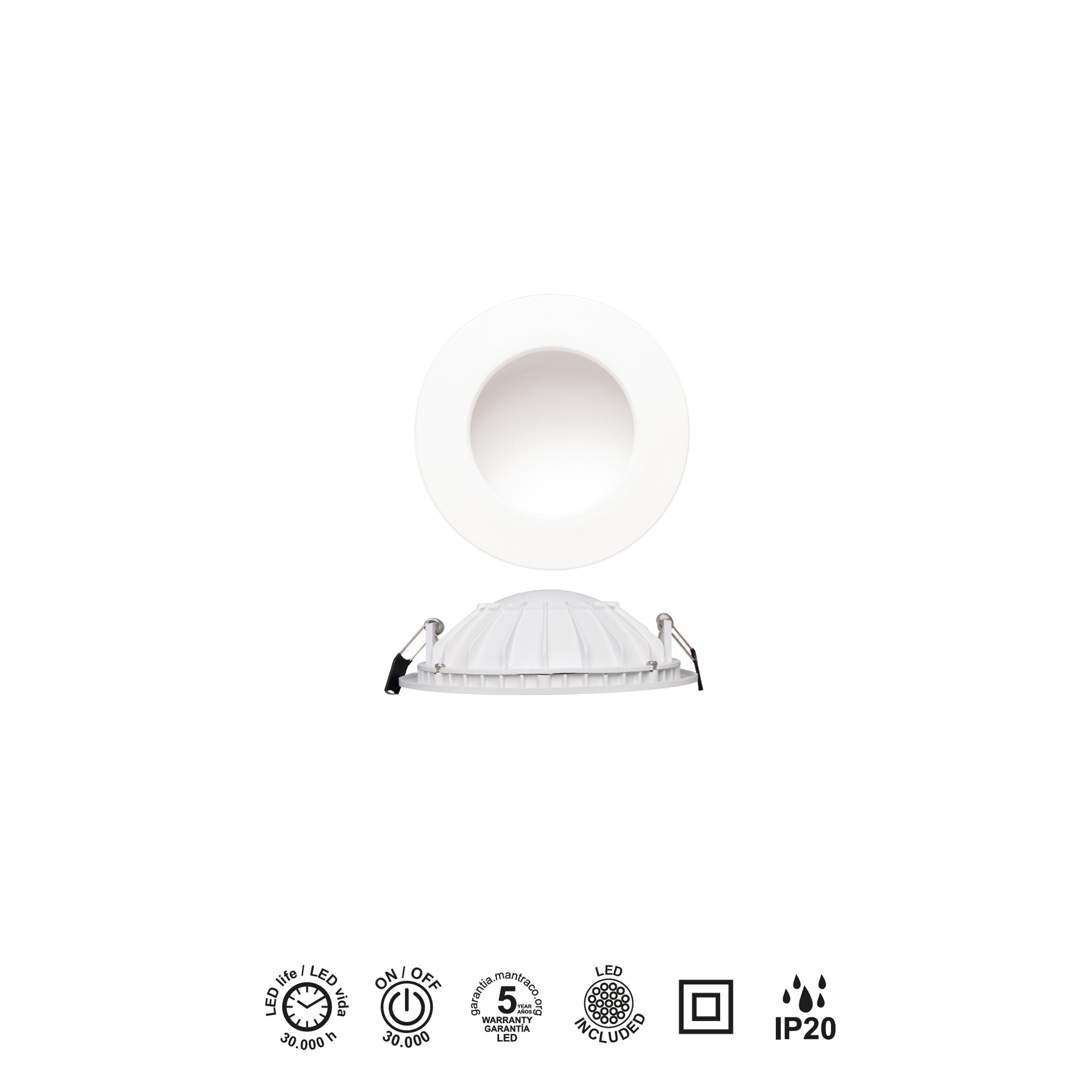 CABRERA * DOWNLIGHT LED 7W - 4000K